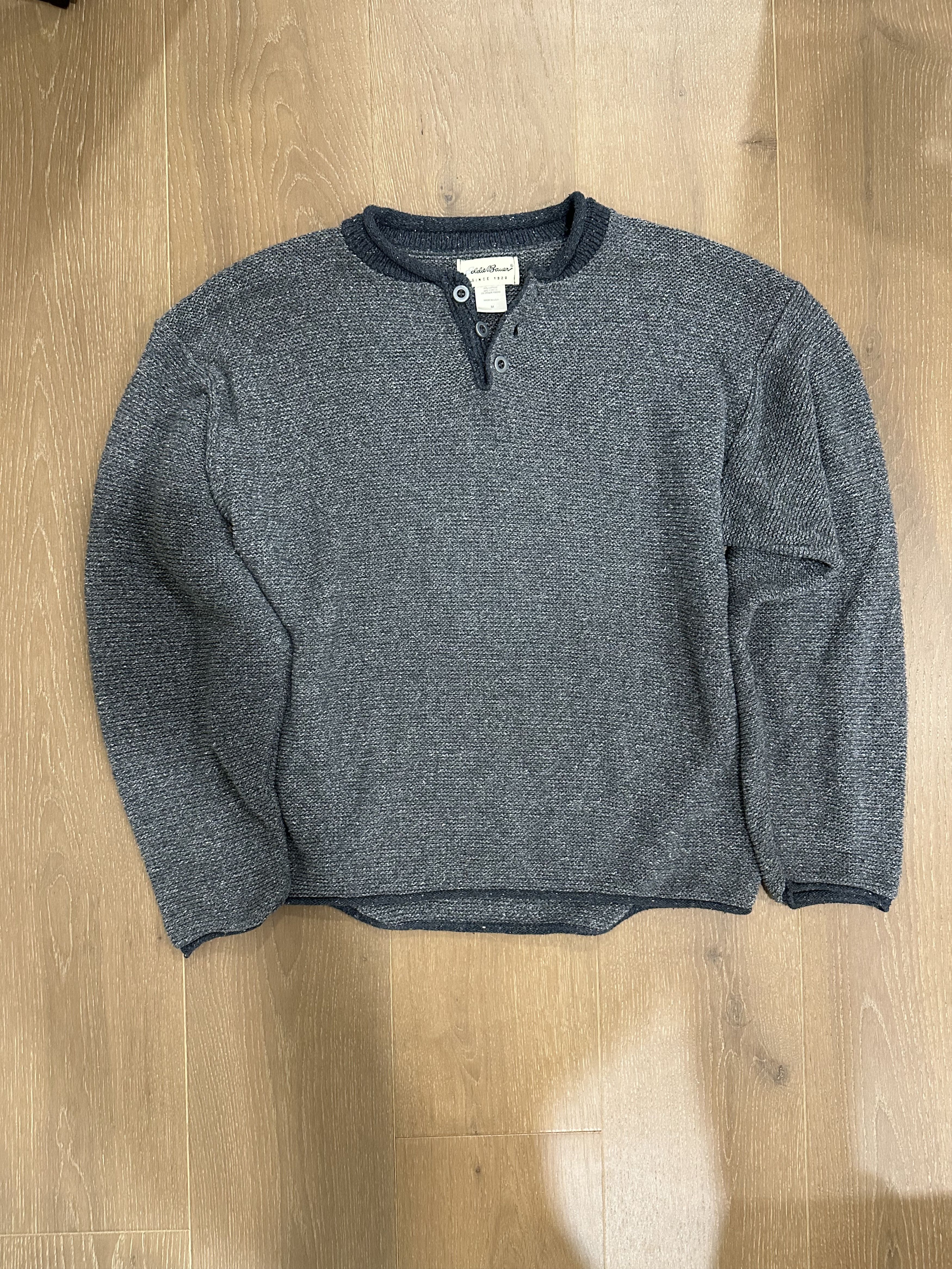 Eddie Bauer × Vintage Eddie Bauer Knit Sweater Size US M / EU 48-50 / 2 - 1 Thumbnail