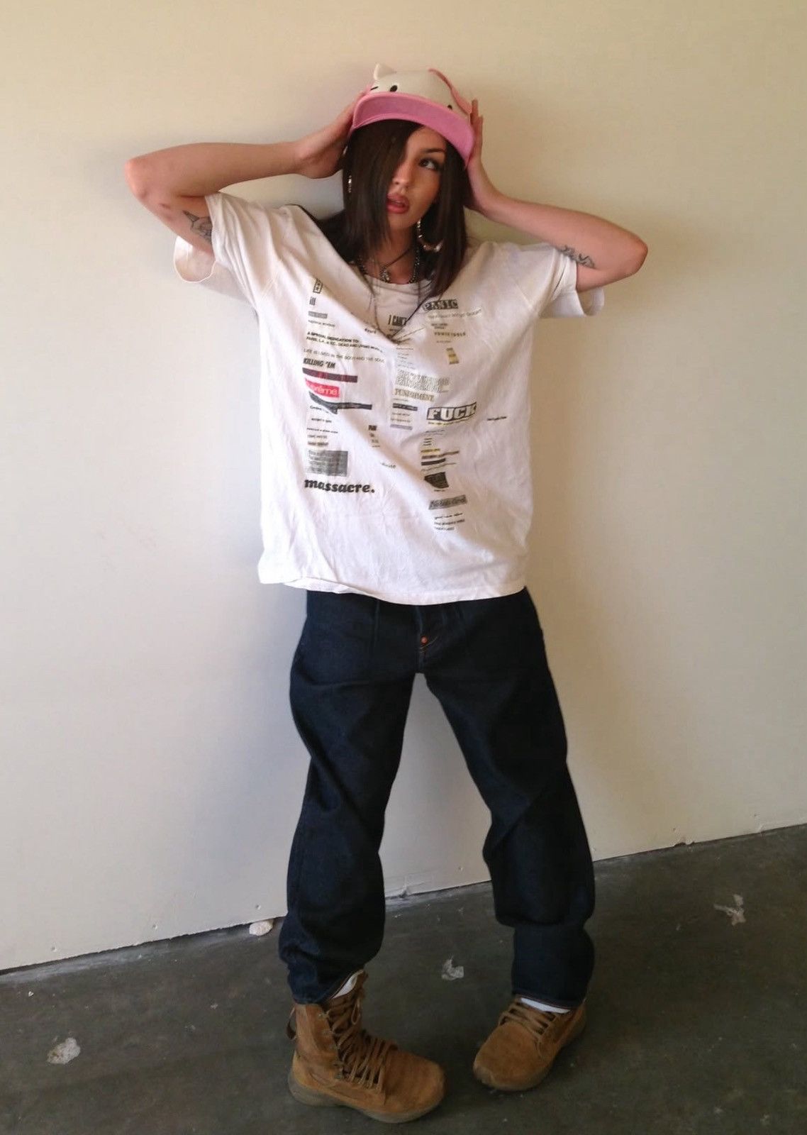 Evisu Evisu Hand-Painted Raw Selvedge Denim Jeans — Purple Seagull Size US 29 - 7 Thumbnail