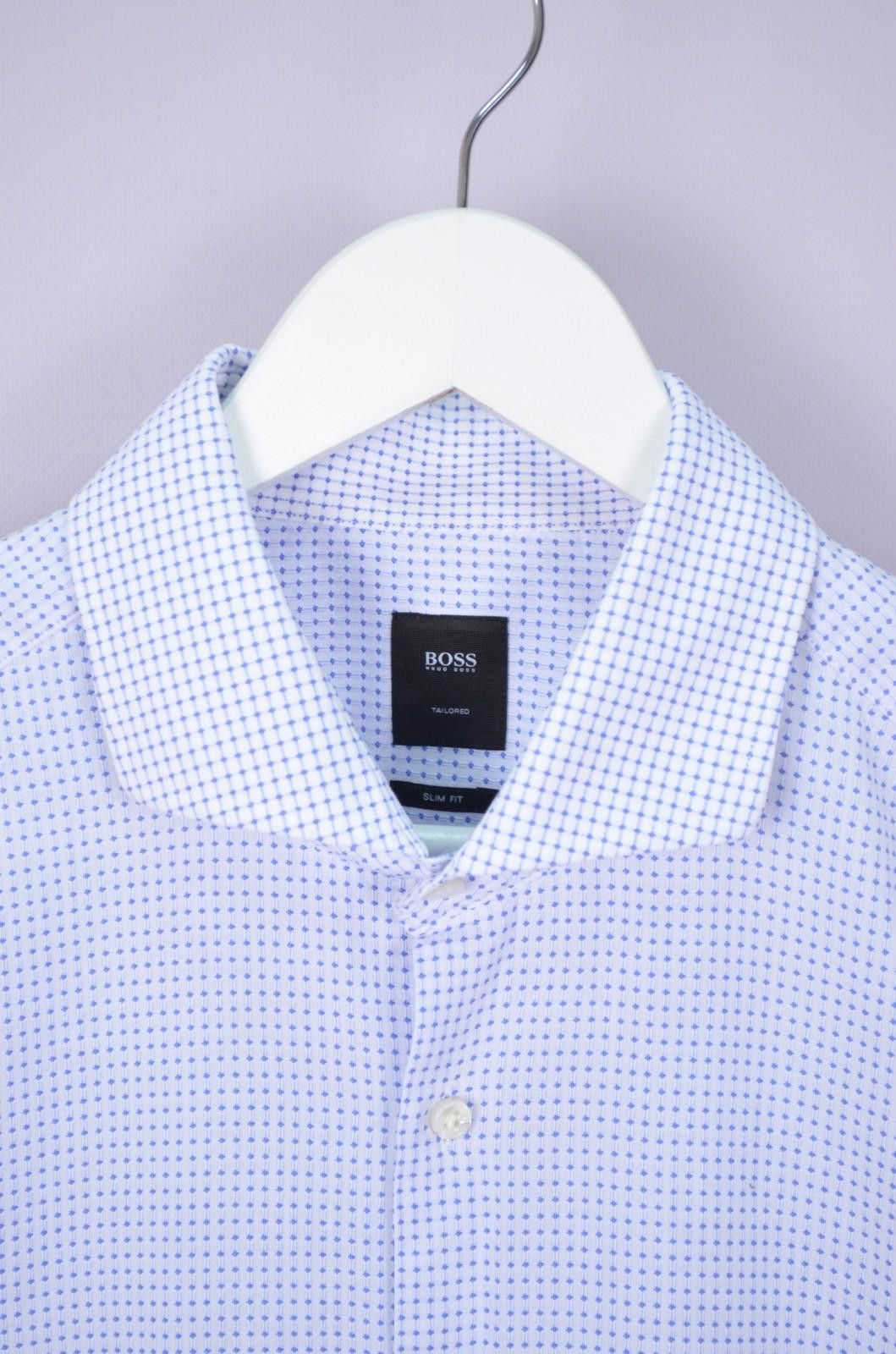 Hugo Boss Hugo Boss Mens T-Christo Blue L/S Dress Shirt Size 43 17 XL Size US XL / EU 56 / 4 - 6 Thumbnail