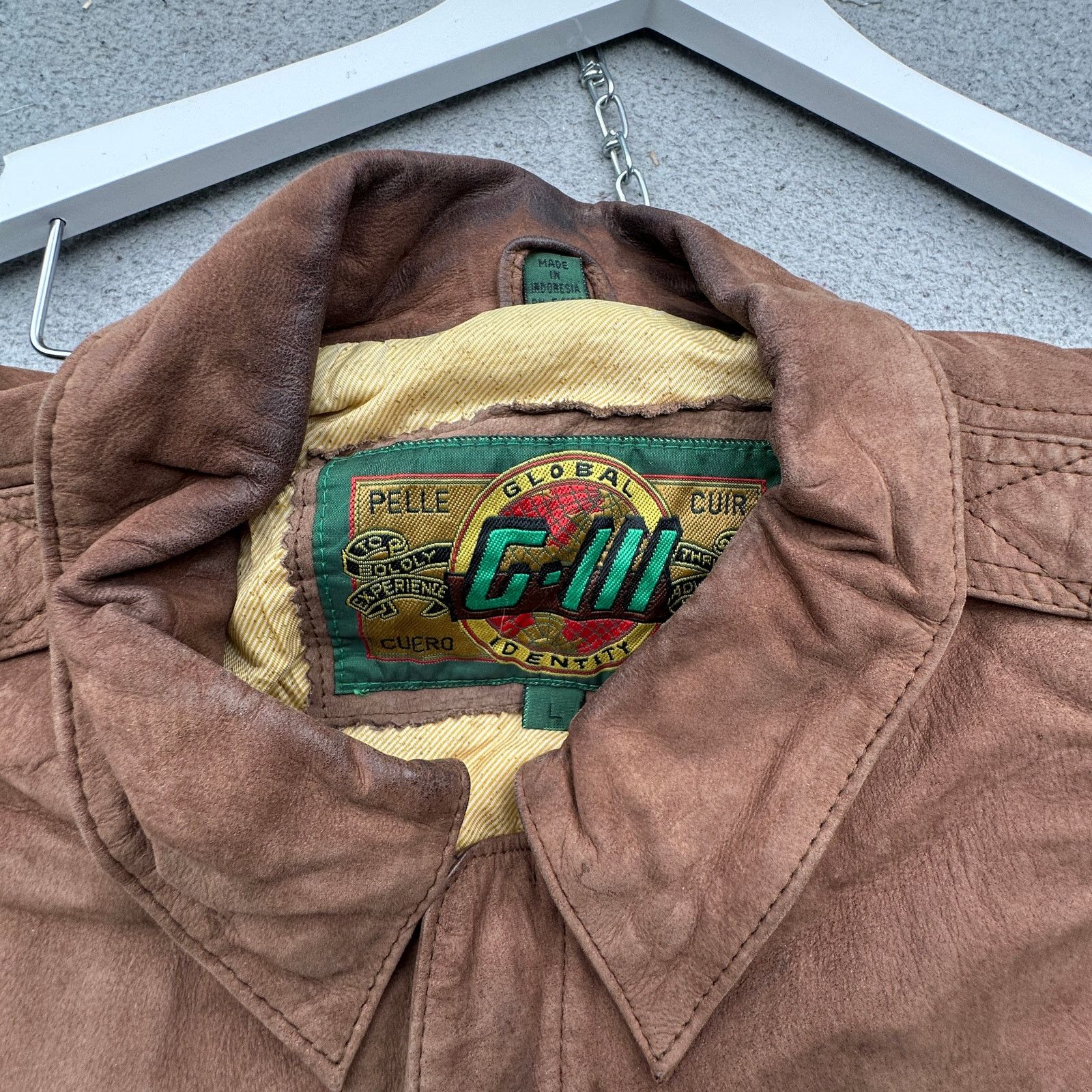 G-III Vintage Global Identity GIII Leather Aviator Bomber Jacket L Size US L / EU 52-54 / 3 - 2 Thumbnail