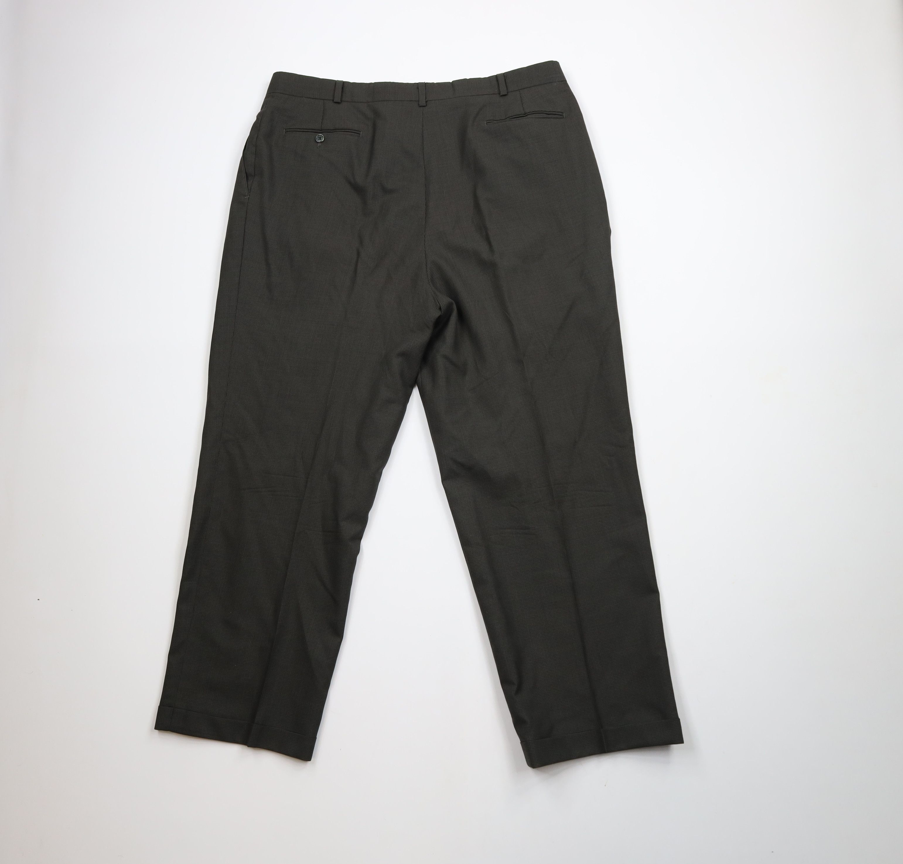 Vintage Vintage 90s Streetwear Houndstooth Wide Leg Chino Pants Size US 38 / EU 54 - 9 Thumbnail