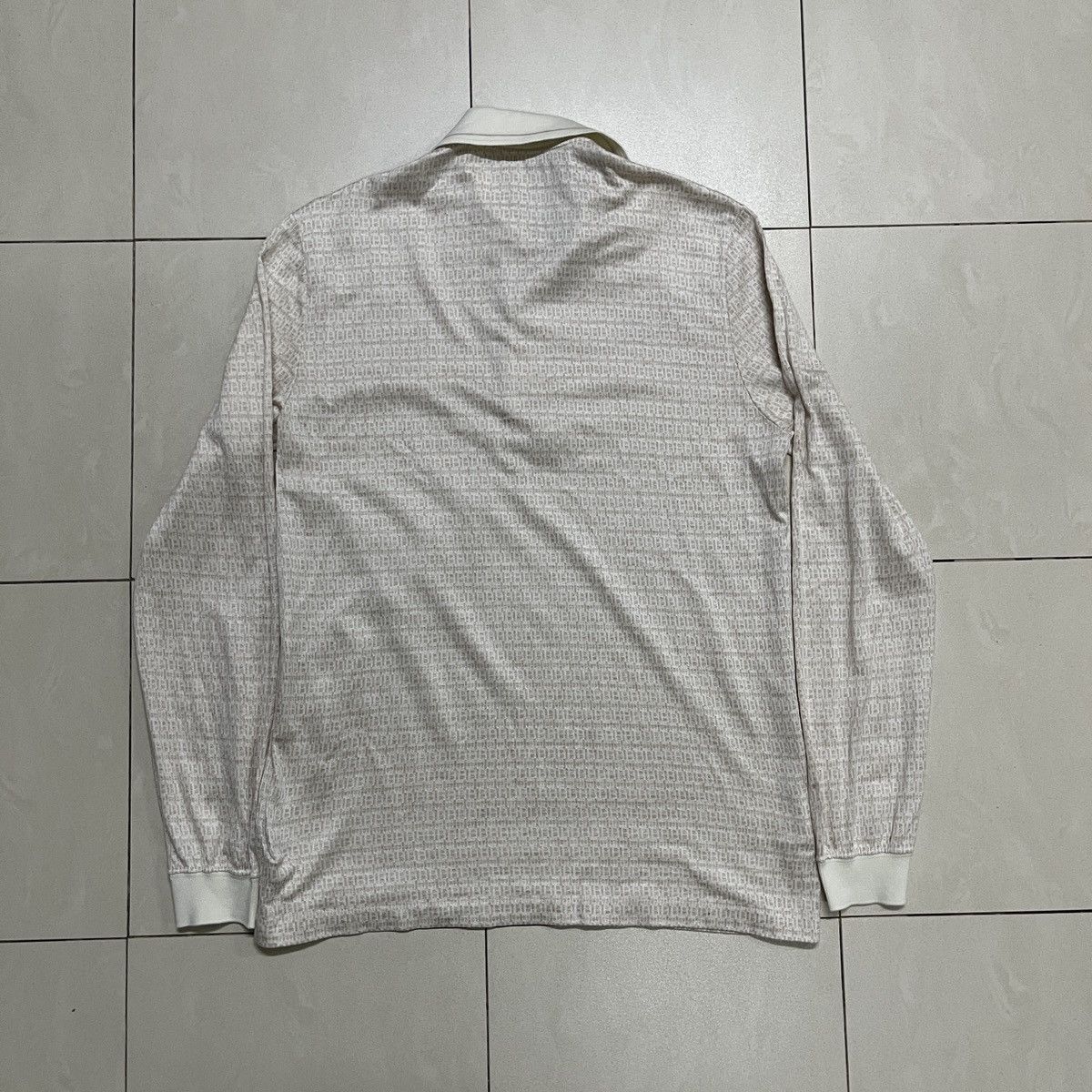 Bally × Vintage Vintage Bally Monogram Longsleeve Polo Shirt Size US S / EU 44-46 / 1 - 11 Thumbnail