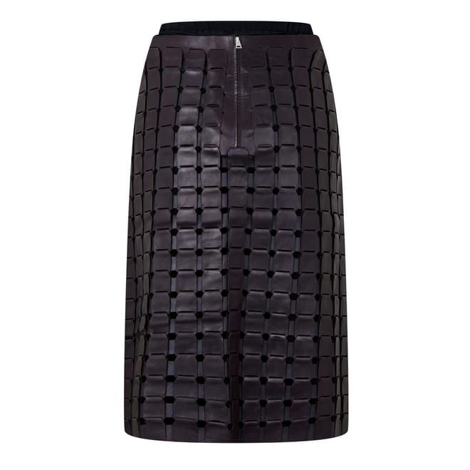 Bottega Veneta Bottega Veneta Bv Leather Skirt Size 28" / US 6 / IT 42 - 2 Thumbnail