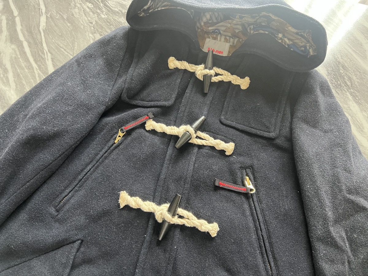 Ne-Net Ne-net : Duffle Wool Hoodie Jacket Size US M / EU 48-50 / 2 - 8 Thumbnail