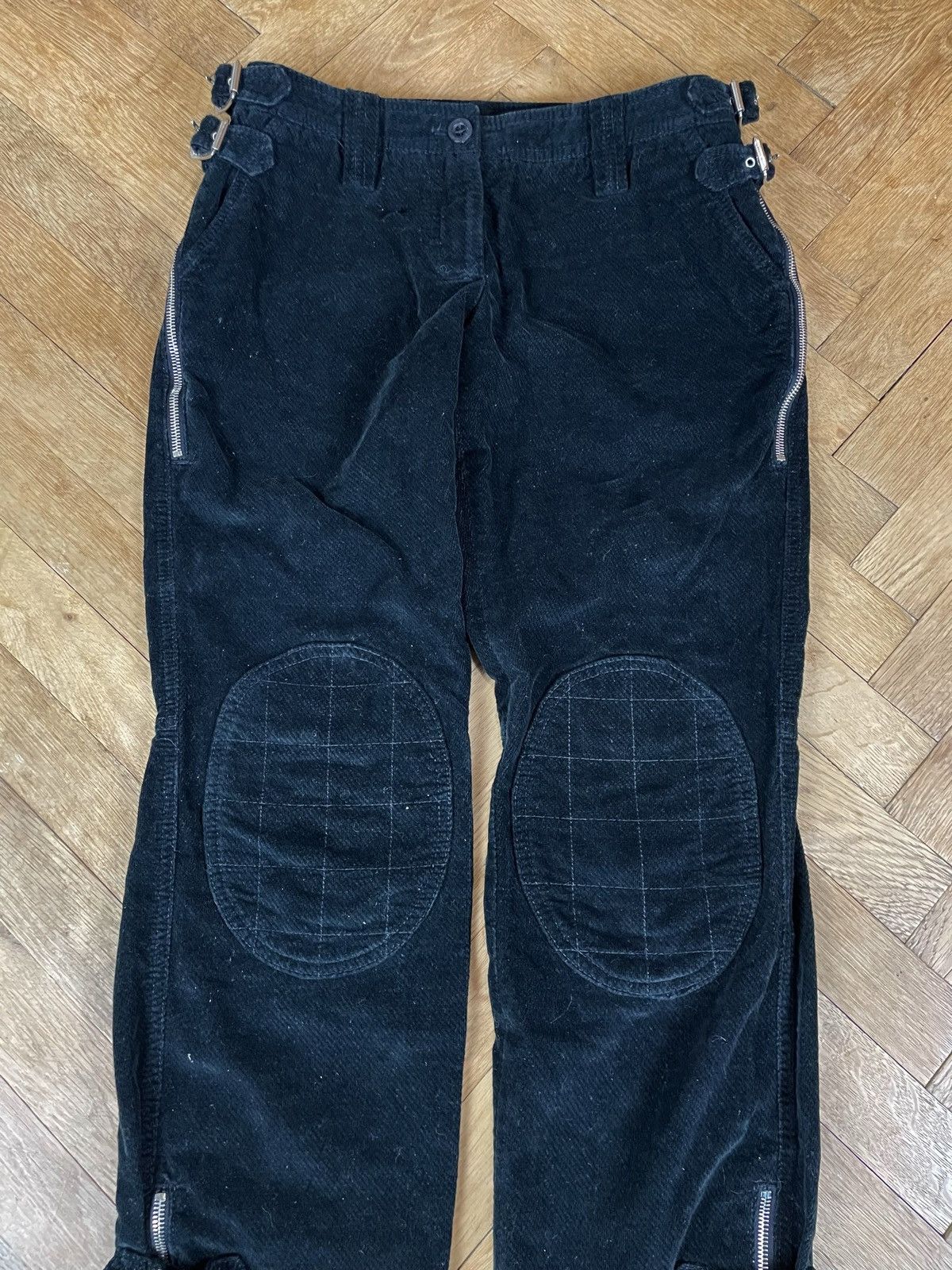 Dolce & Gabbana Dolce & Gabbana AW2006 Buckle Zipper Corduroy Bondage Pants Size US 28 / EU 44 - 3 Thumbnail
