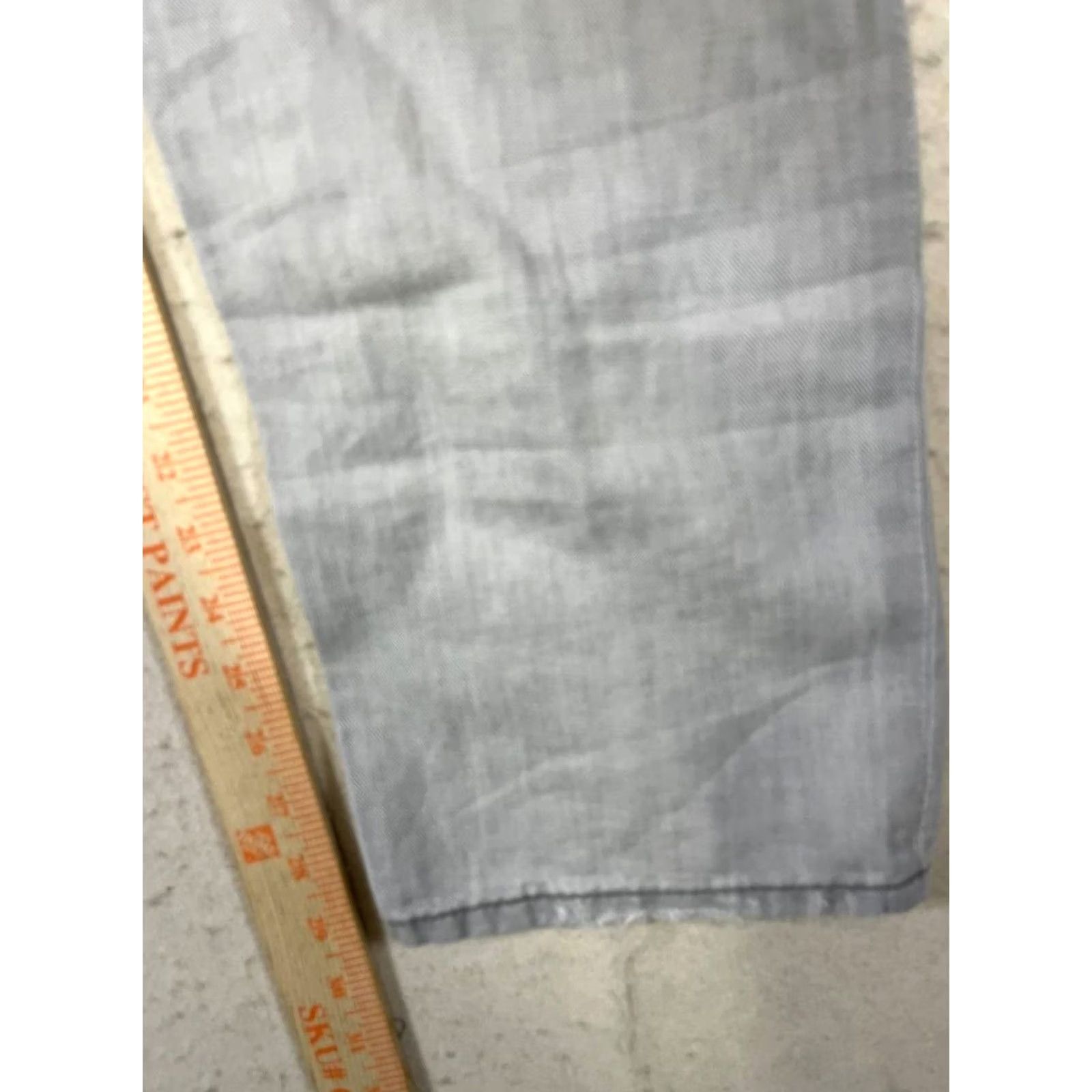 Lucky Brand Lucky Brand Mens Jeans Straight Slim Light Gray 36x30 Denim Cotton Spandex Regular Inseam 30in Mens Size US 36 / EU 52 - 5 Thumbnail