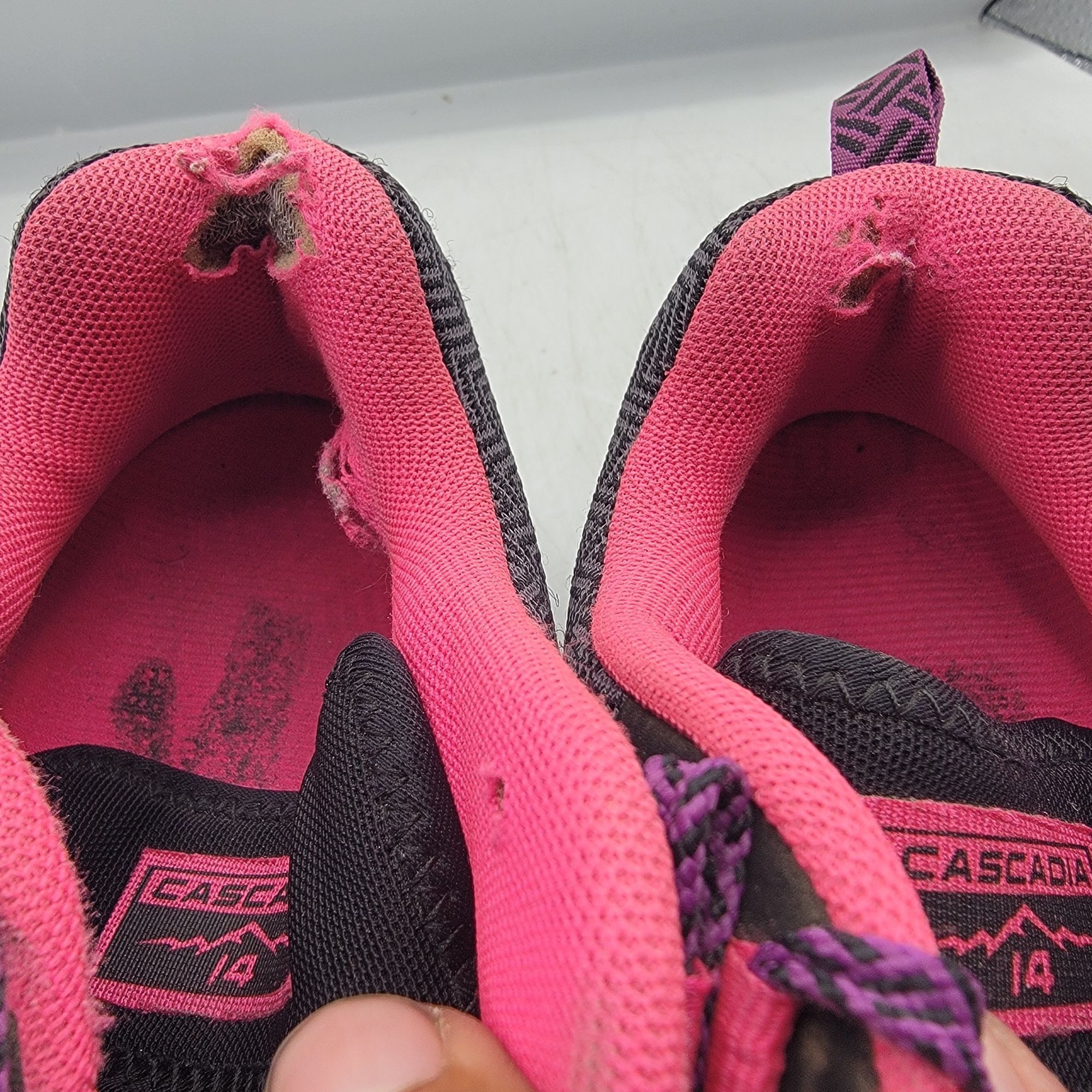 Brooks Brooks Cascadia 14 Womens 8 Black Pink Athletic Shoes Hiking Size US 8 / IT 38 - 6 Thumbnail
