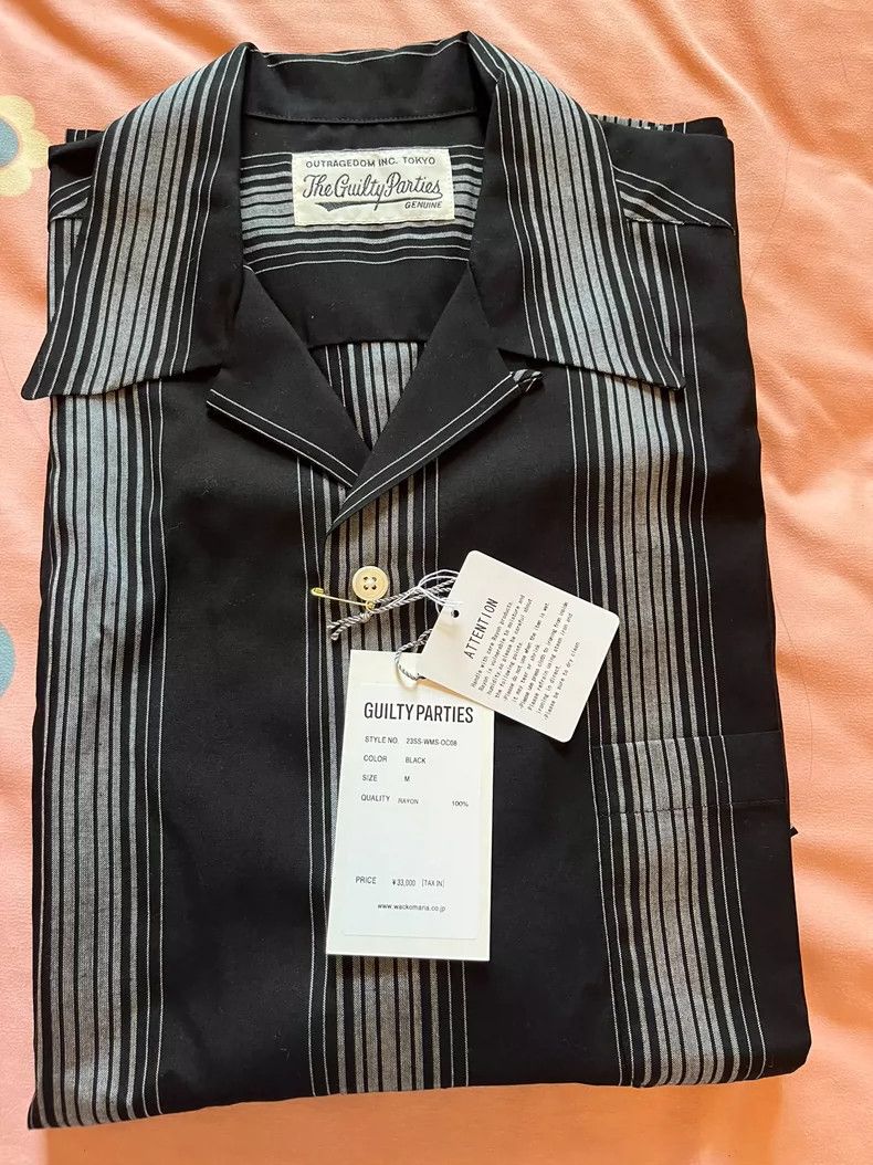 Wacko Maria wacko maria Striped open-collar shirt Size US M / EU 48-50 / 2 - 5 Thumbnail