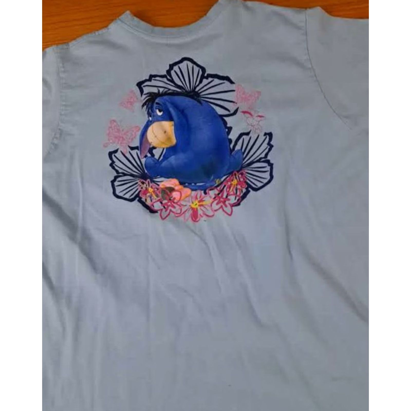 Disney VINTAGE Disney Eeyore Front&Back Print XL Shirt Womens Light blue 100% Cotton Pullover Love Sweatshirt Disney Store Animated Size XL / US 12-14 / IT 48-50 - 5 Thumbnail