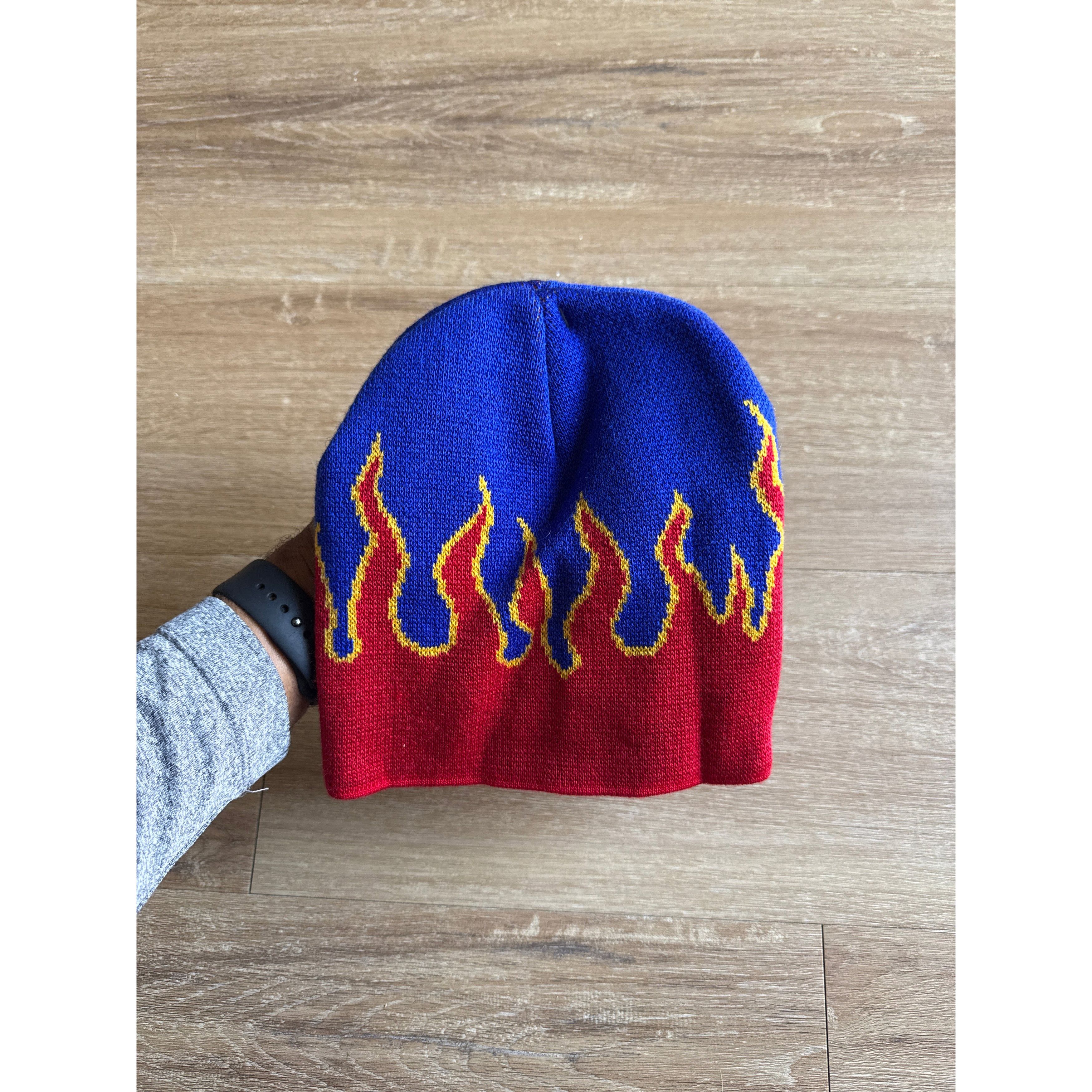 Other Vintage Y2K Superman Flame Beanie Size ONE SIZE - 2 Thumbnail