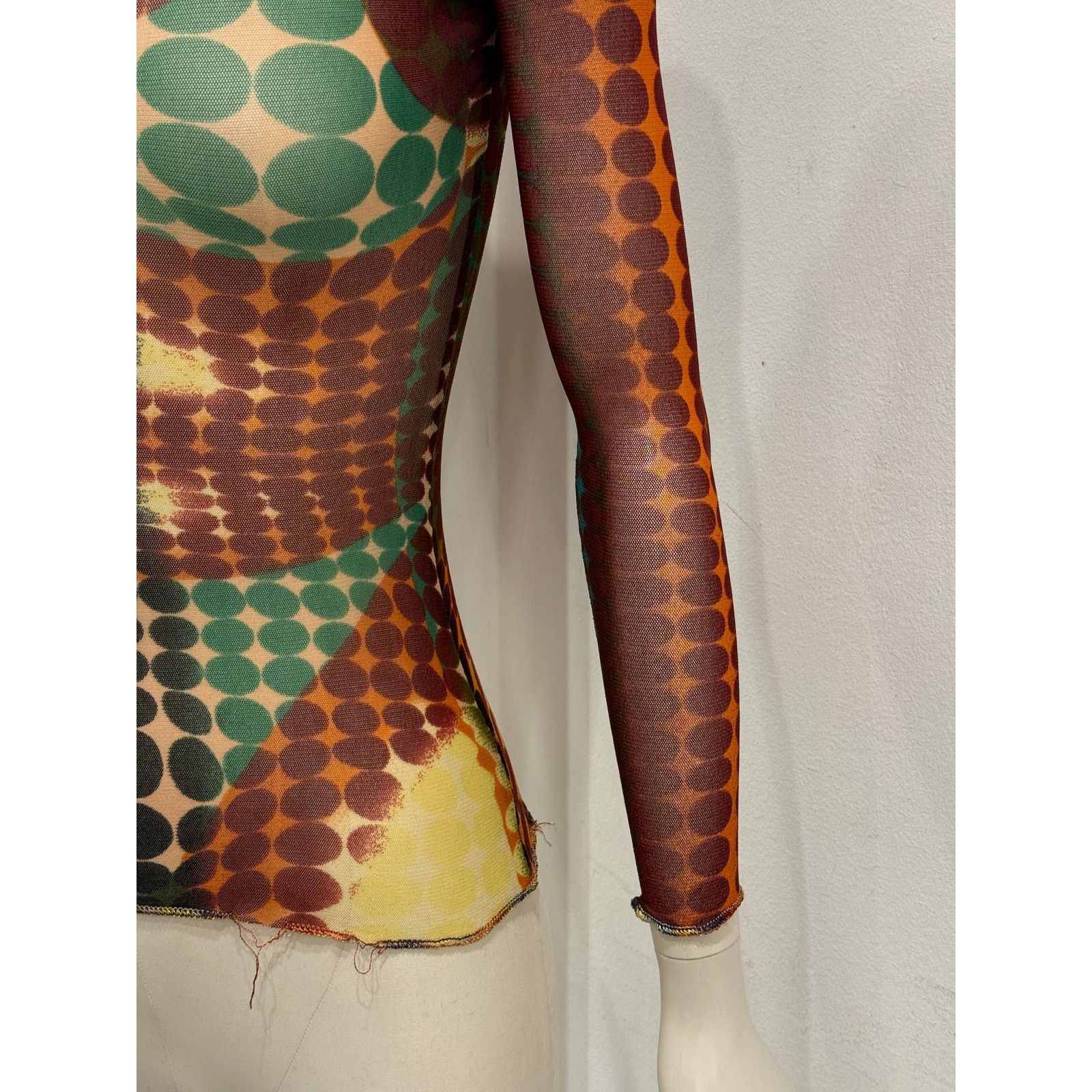 Jean Paul Gaultier F/W1995 Jean Paul Gaultier cyber dot mesh top Size S / US 4 / IT 40 - 6 Thumbnail