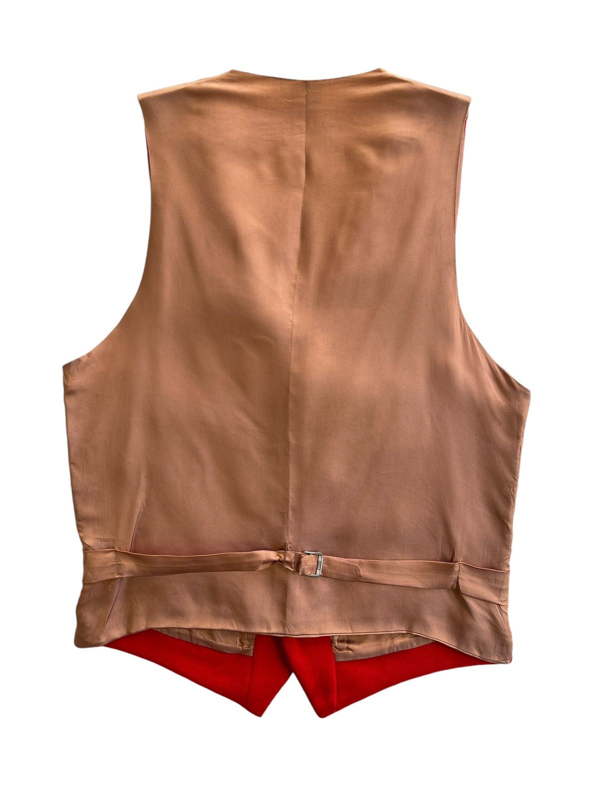 Paul Stuart 1980s Paul Stuart Wool Silk Satin Waistcoat Size US XS / EU 42 / 0 - 2 Thumbnail