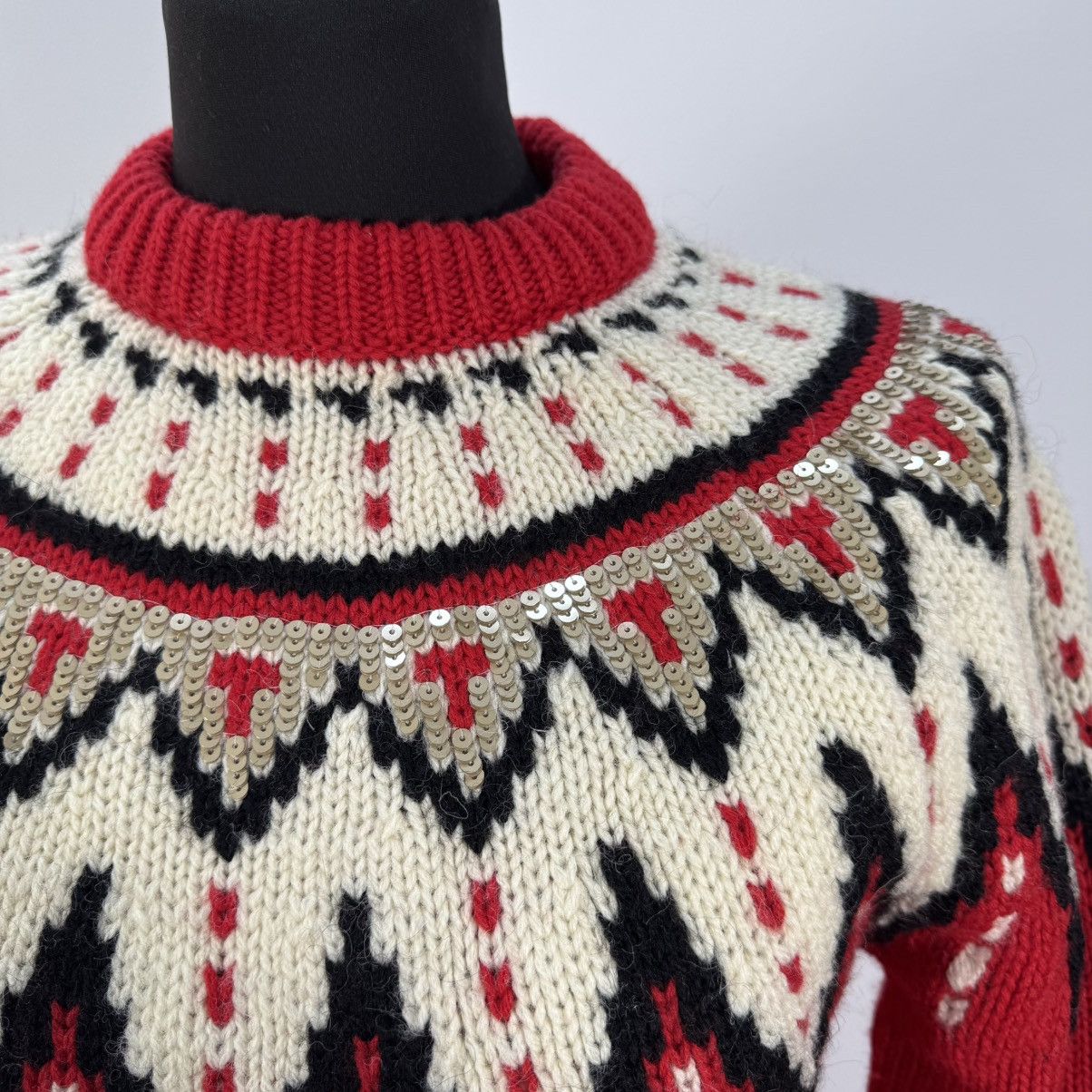 Saint Laurent Paris Saint Laurent 16aw Scales National Style Sweater Size US L / EU 52-54 / 3 - 5 Thumbnail