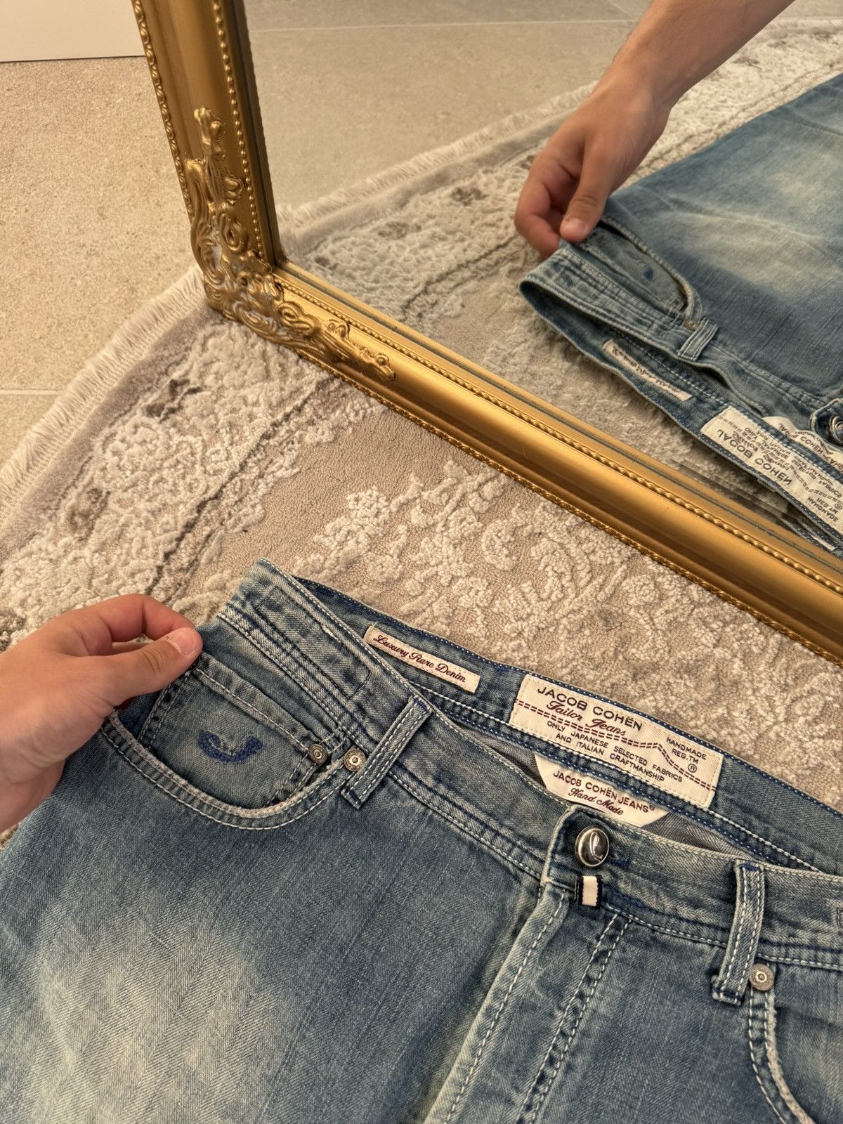 Jacob Cohen Jacob Cohen Jeans Size 34 baggy Blue Designer Made in Italy Size US 34 / EU 50 - 8 Thumbnail