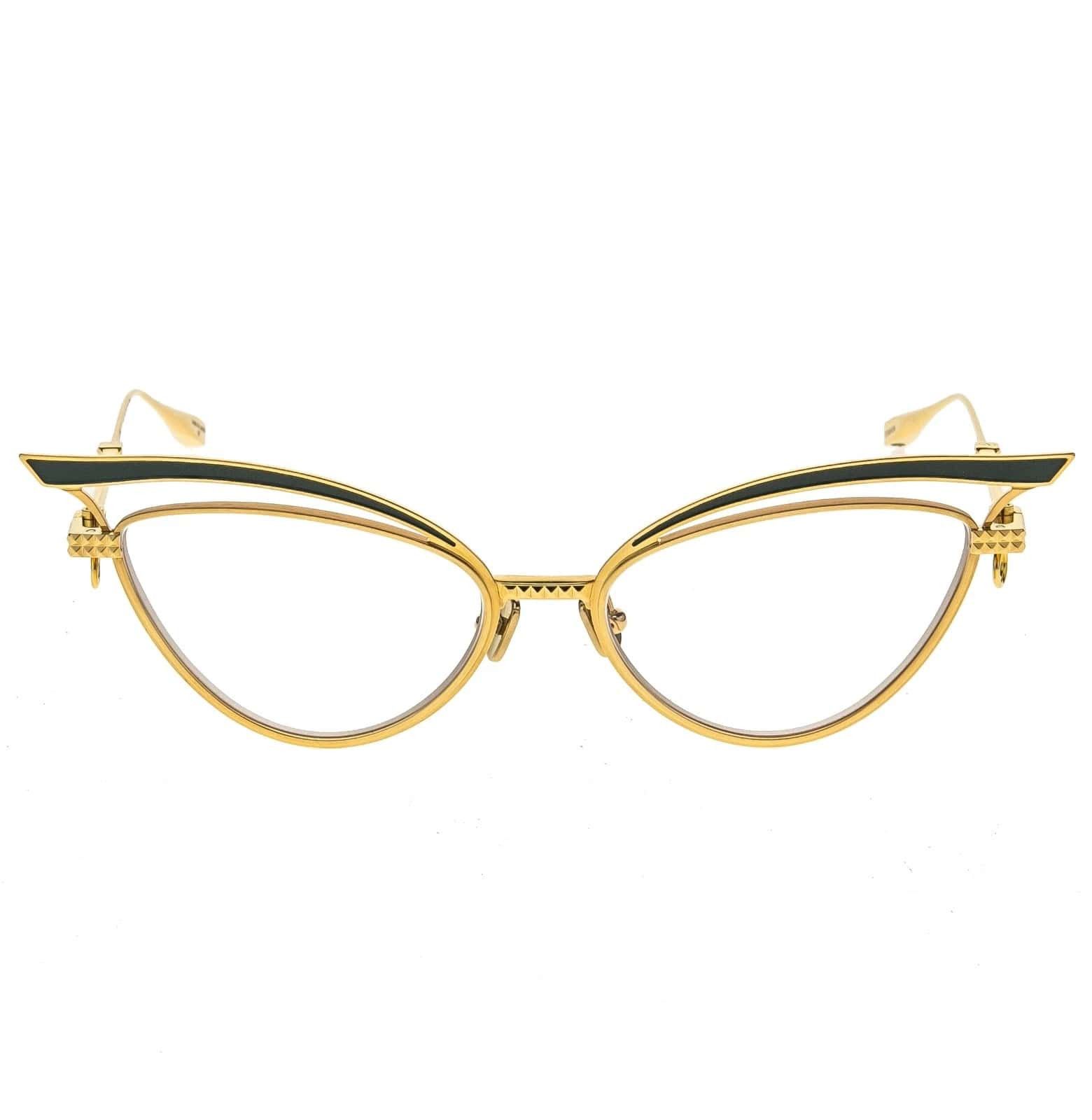 Valentino VALENTINO V-GLASSLINER VLX118 Gold Chain Green VLX 118E Size ONE SIZE - 6 Thumbnail