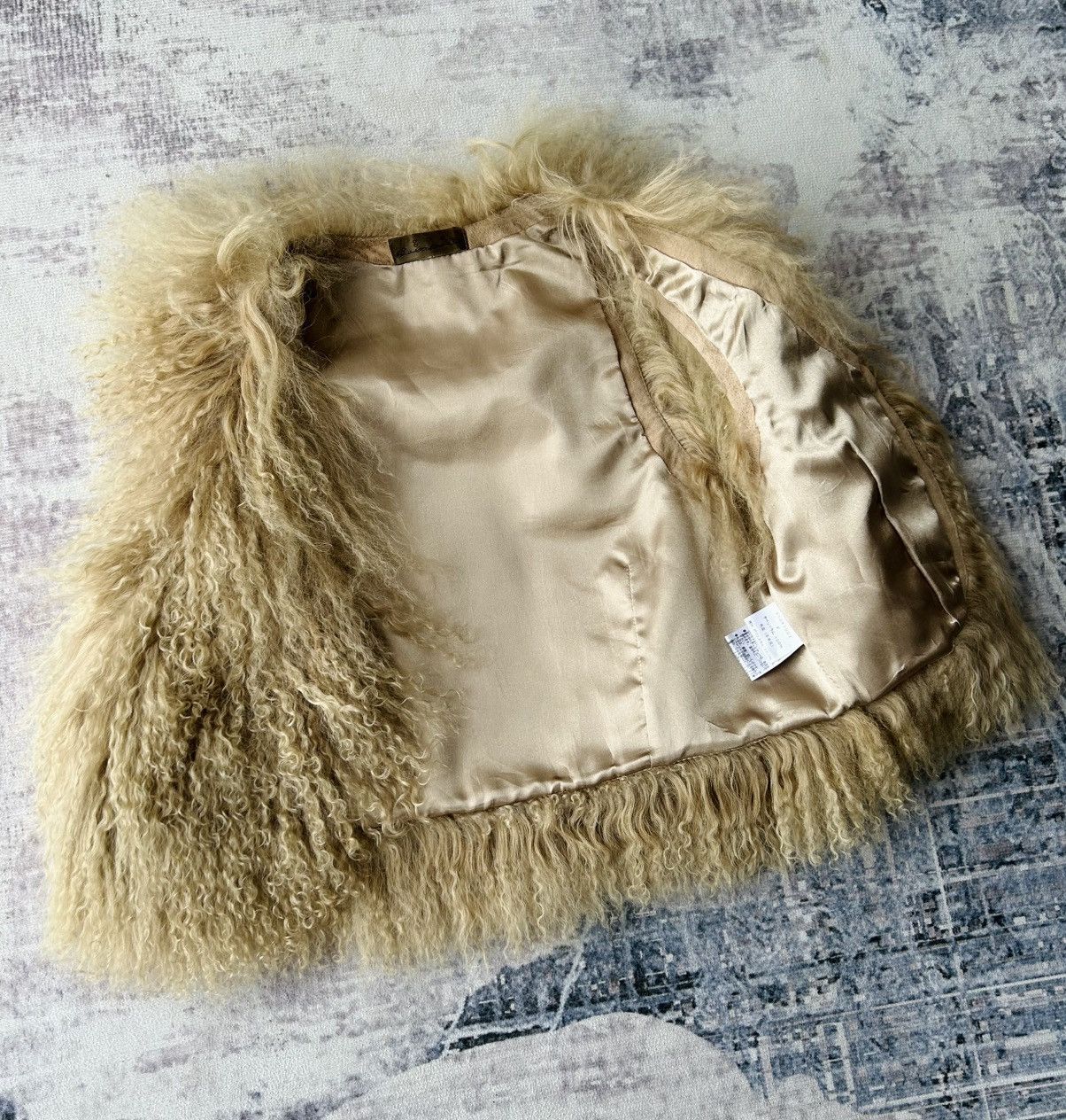 GOA GOA Sheep Fur Vest Size ONE SIZE - 12 Thumbnail