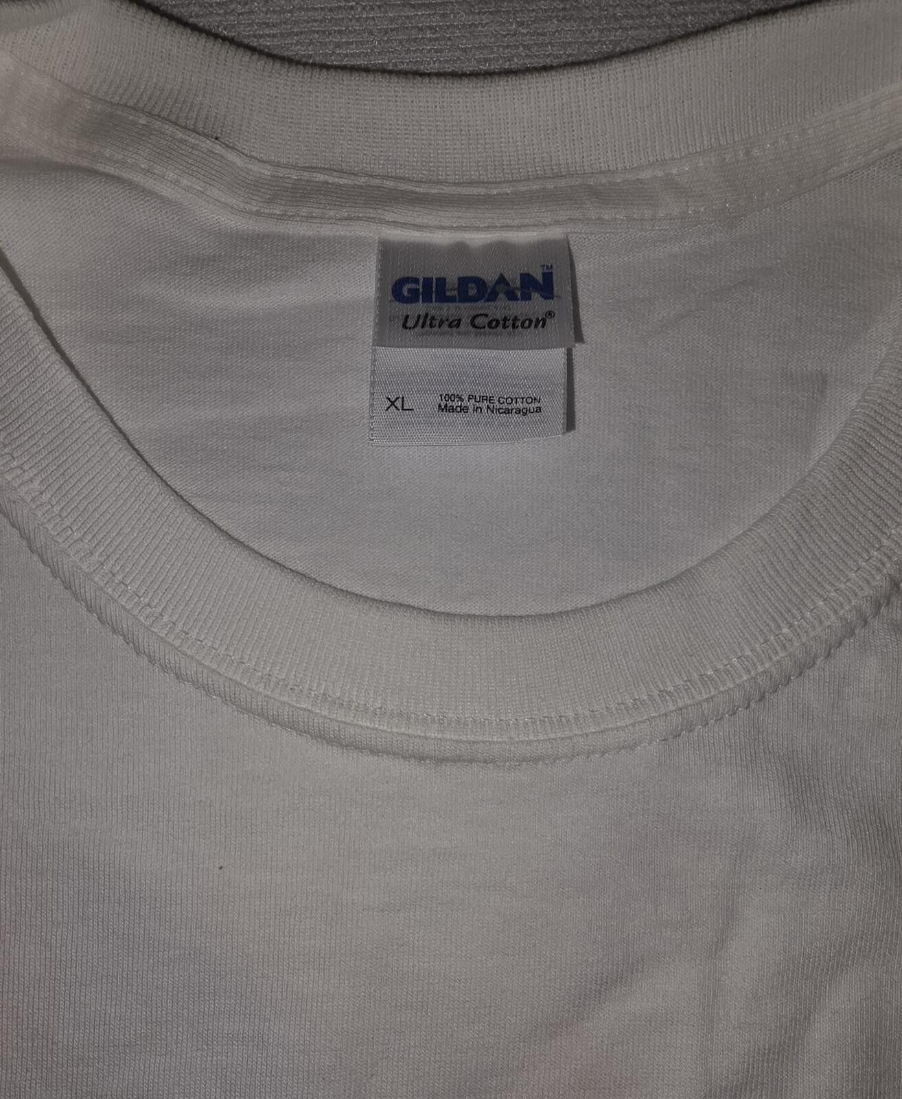 Gildan Gildan Costa Del Mar White T-Shirt Size ONE SIZE - 5 Thumbnail