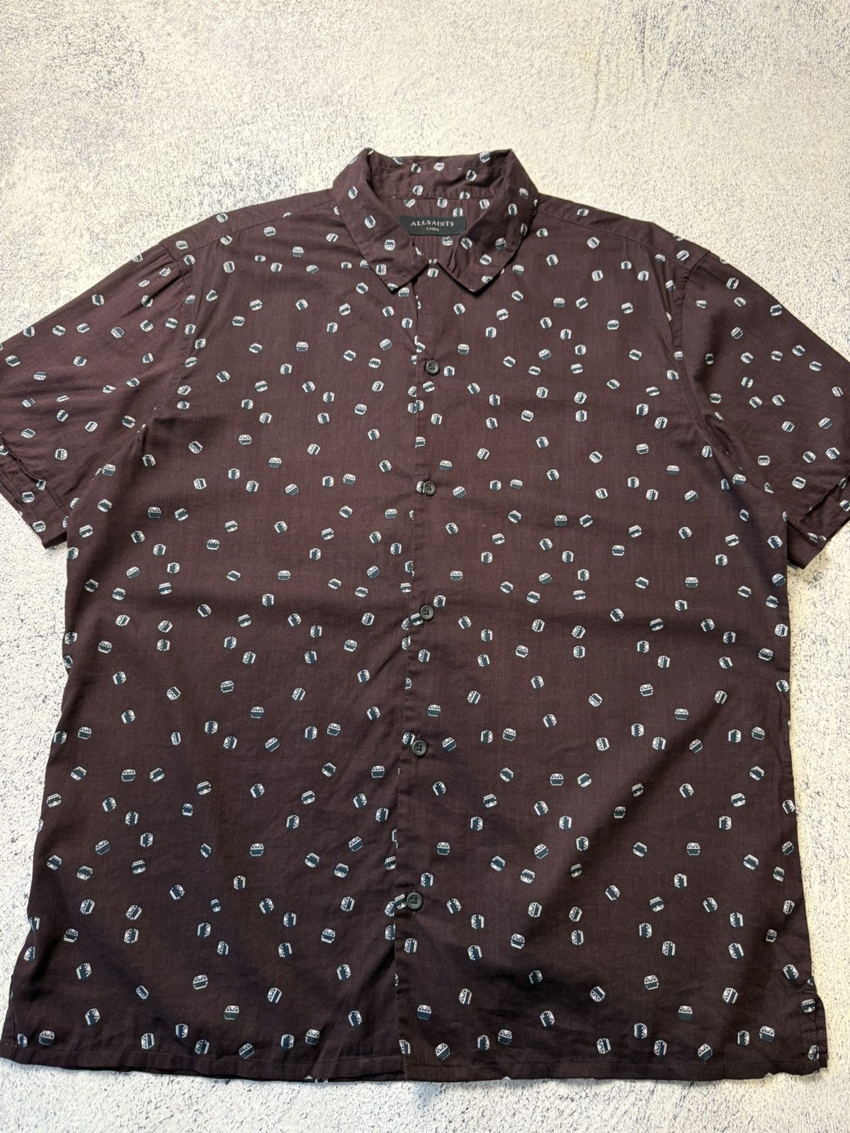 Allsaints Vintage Allsaints Y2K Hawaii Shirt Size US L / EU 52-54 / 3 - 9 Thumbnail