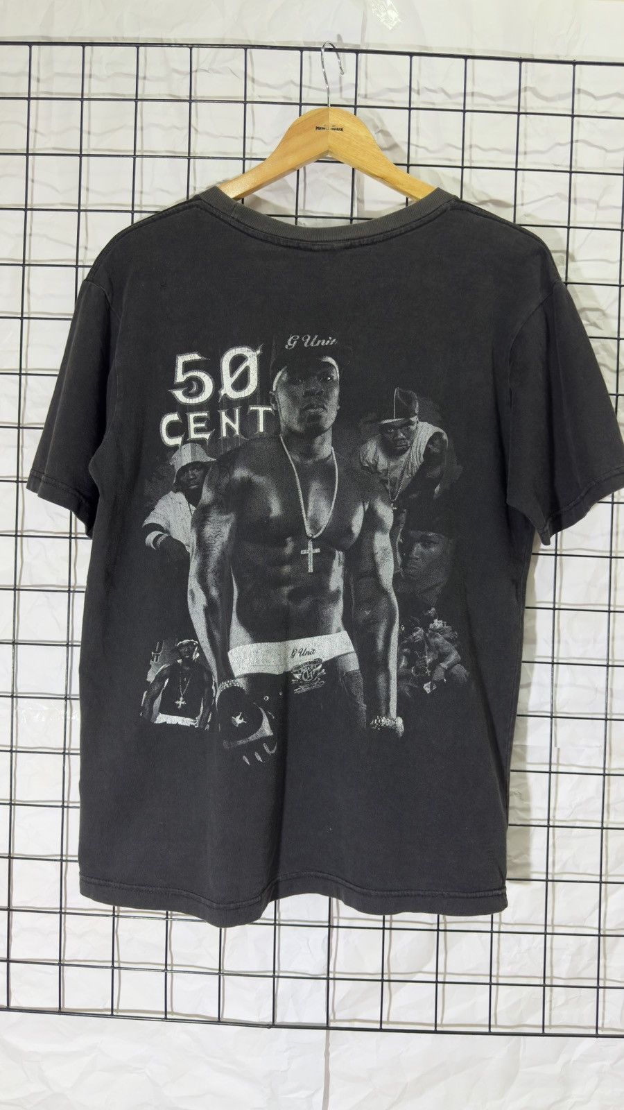 Rap Tees Vintage 00's bootleg 50 cent rap tee shirt Size US L / EU 52-54 / 3 - 2 Thumbnail