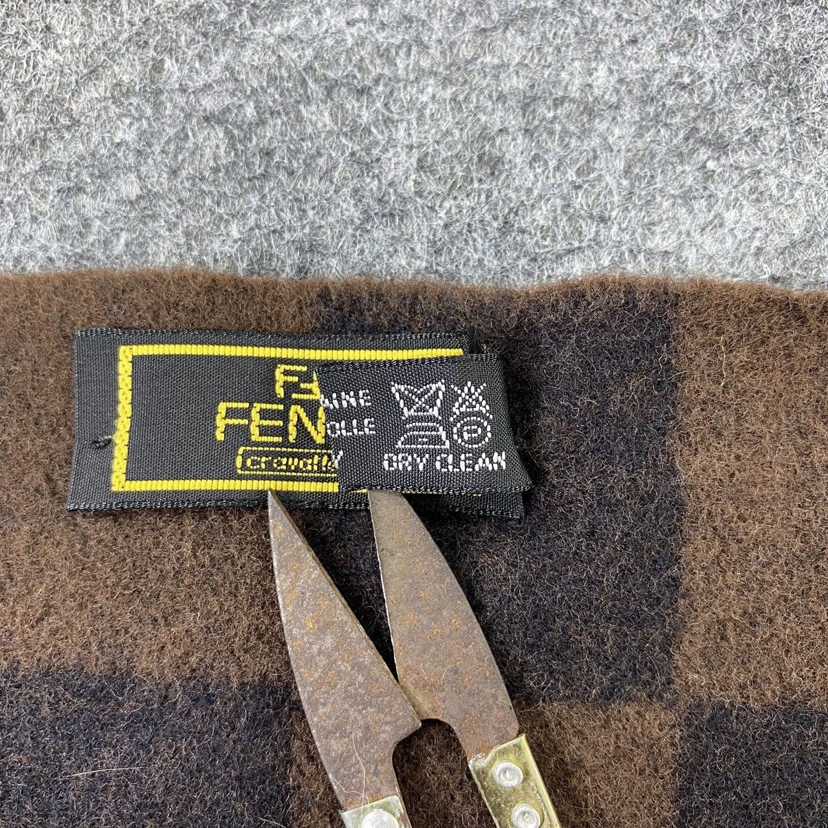 Fendi × Vintage Fendi Wool Scarf / Muffler / Neckwear - T1409 Size ONE SIZE - 6 Thumbnail