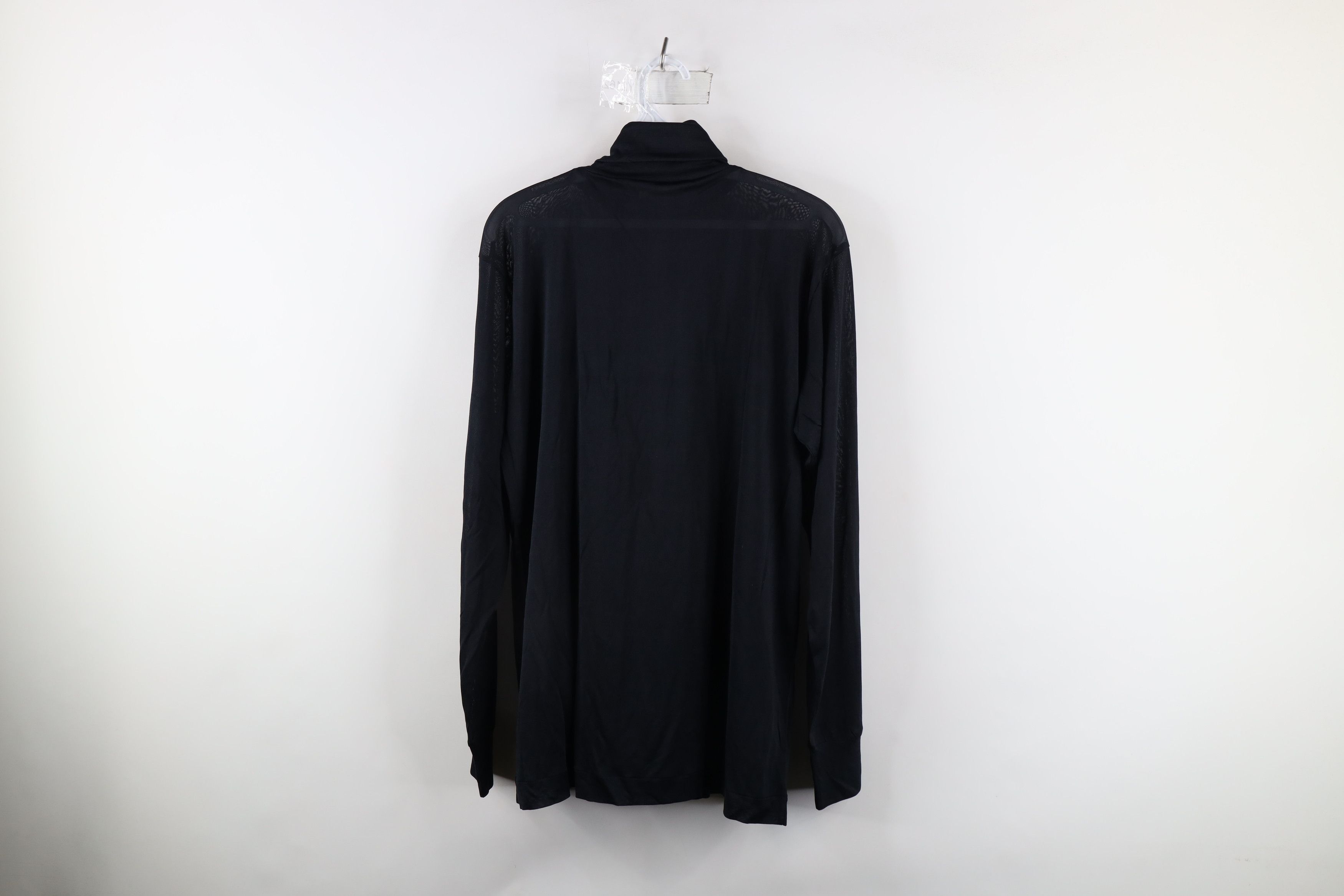 L.L. Bean × Vintage Vintage 90s LL Bean Silk Turtleneck T-Shirt Black Size L / US 10 / IT 46 - 7 Thumbnail