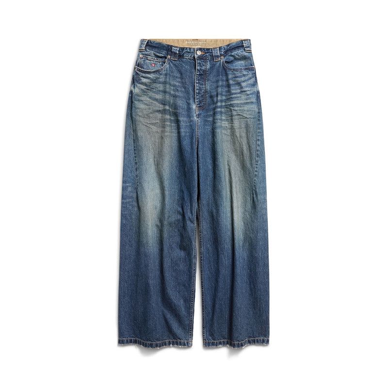 Balenciaga o1tr1nto0526 Baggy Pants in Deep Blue Size US 32 / EU 48 - 1 Thumbnail