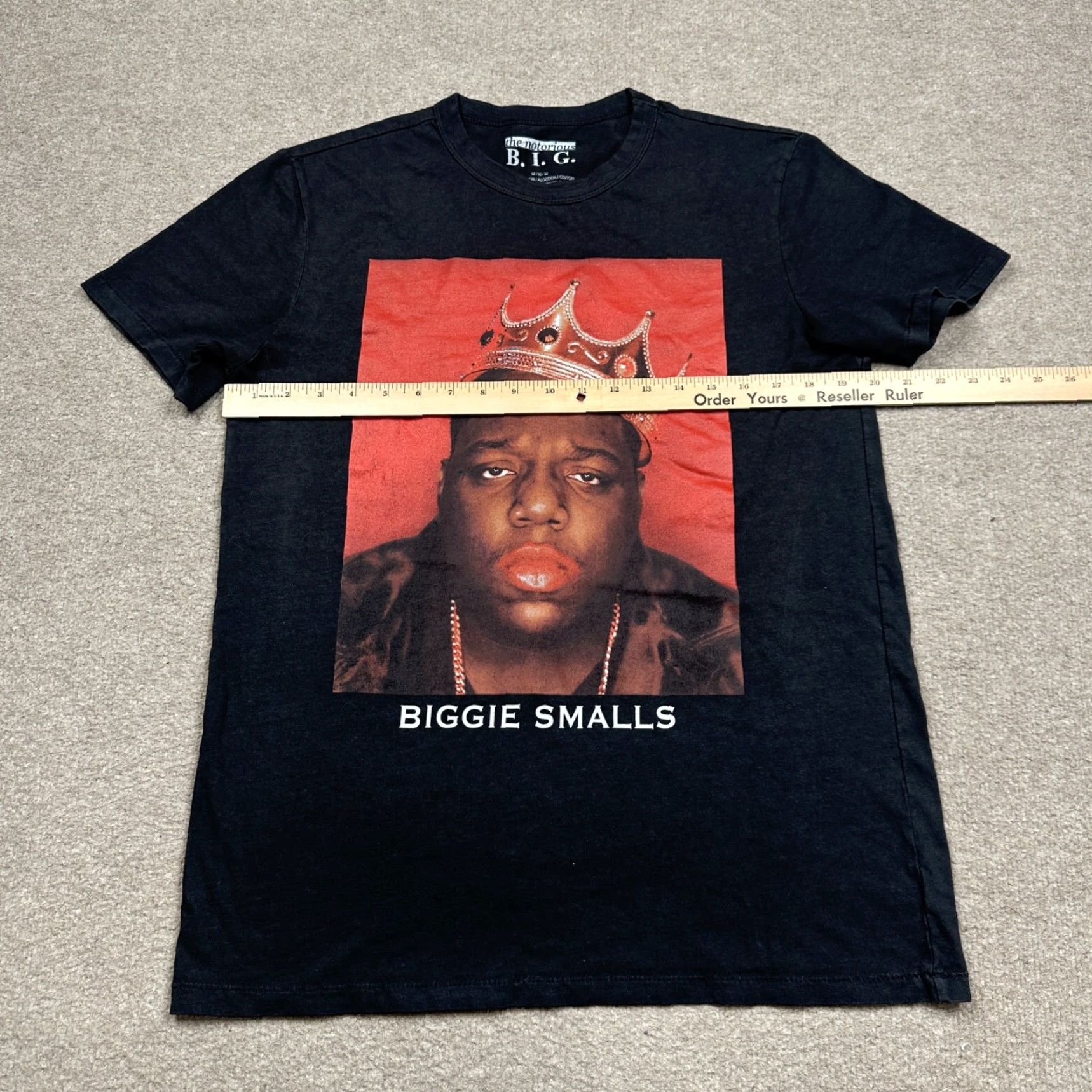 Vintage The Notorious BIG T-Shirt Mens M Black Short Sleeve Hip Hop Rap Tee Size US M / EU 48-50 / 2 - 5 Thumbnail