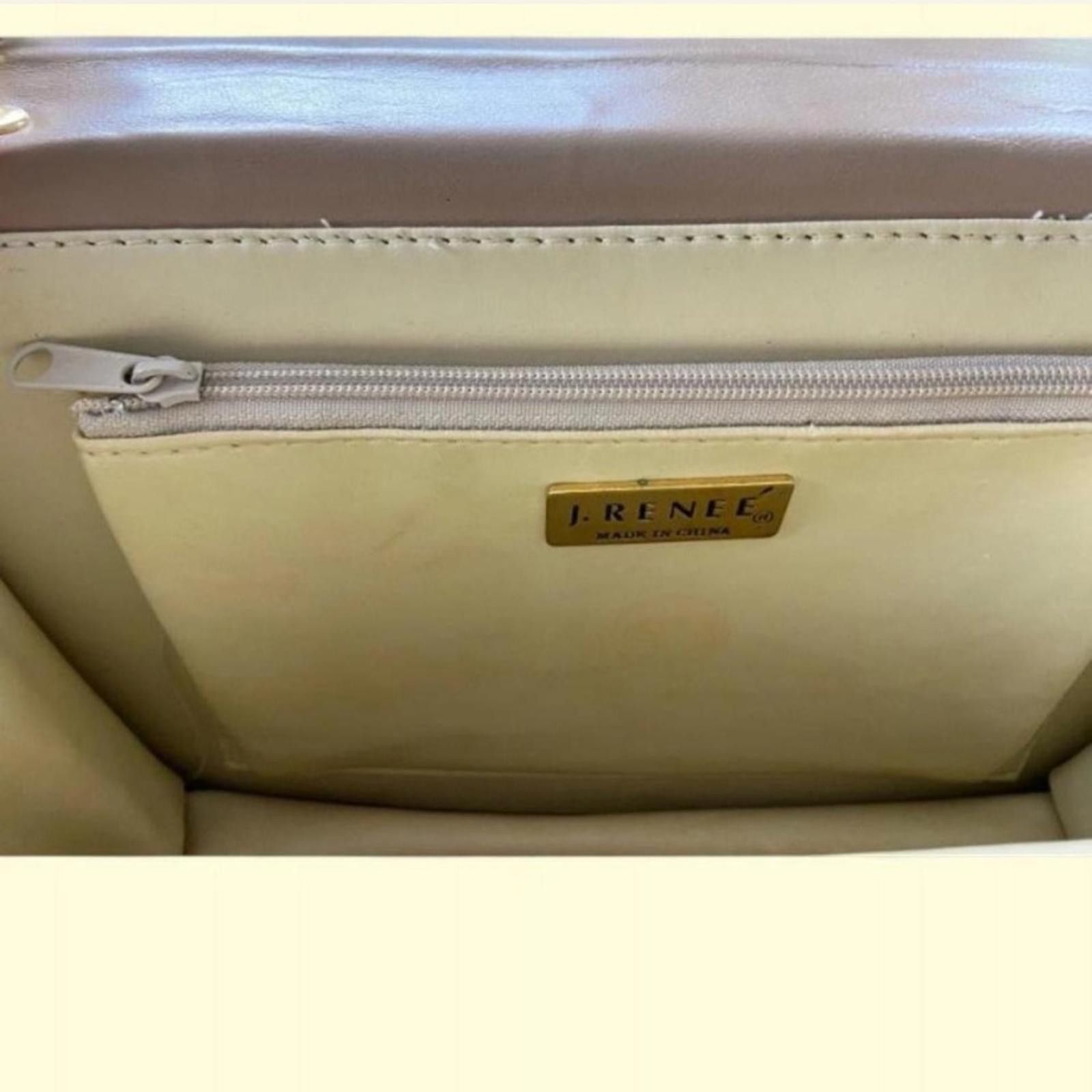 Designer Vintage 70s J Renee Snakeskin Clutch Satchel Handbag Size ONE SIZE - 8 Thumbnail
