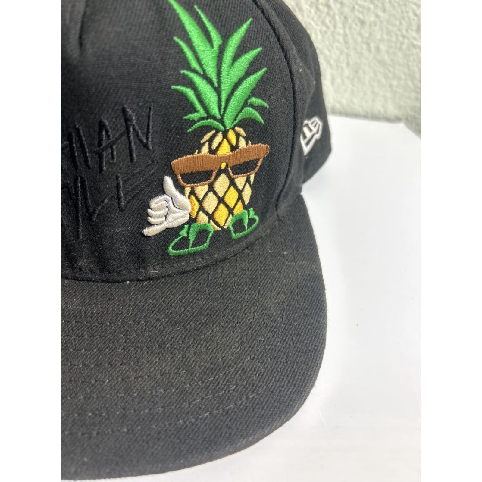 New Era New Era 9Fifty Snapback Hat Black Hawaiian Pineapple Sun Stained Adjustbal Mens One Size Size ONE SIZE - 4 Thumbnail