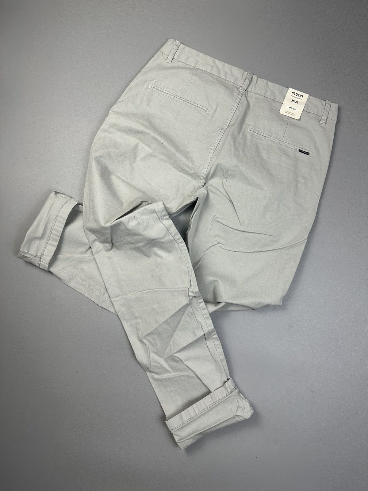 Scotch & Soda Scotch&Soda Light Gray Formal Chinos Size US 30 / EU 46 - 1 Thumbnail
