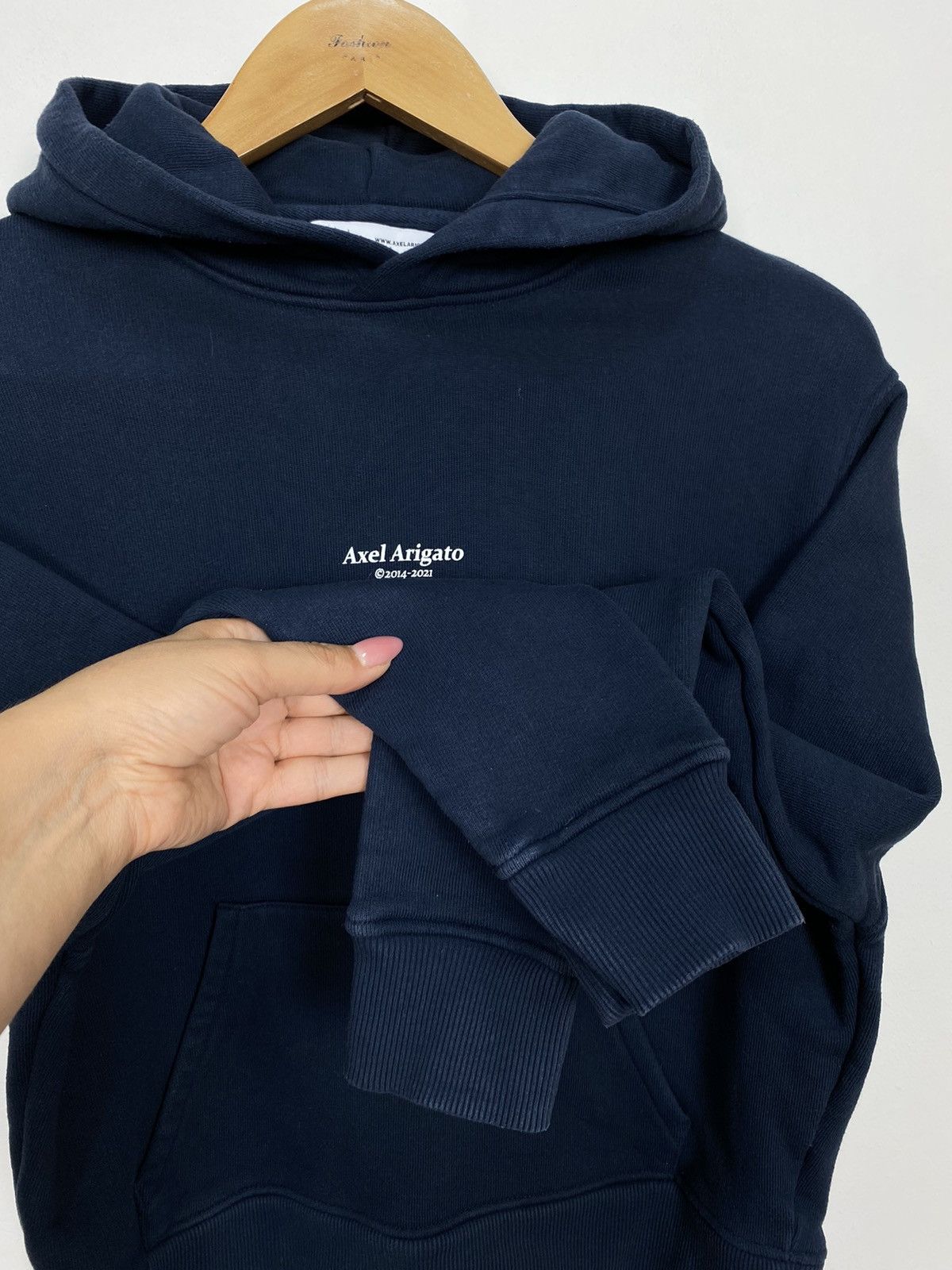Axel Arigato Axel Arigato 2014-2021 Womens Hoodie Long Sleeve Blue Size S Size S / US 4 / IT 40 - 4 Thumbnail