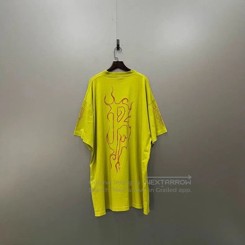 Balenciaga Balenciaga Flame Letter Short Sleeve. Size US M / EU 48-50 / 2 - 2 Thumbnail