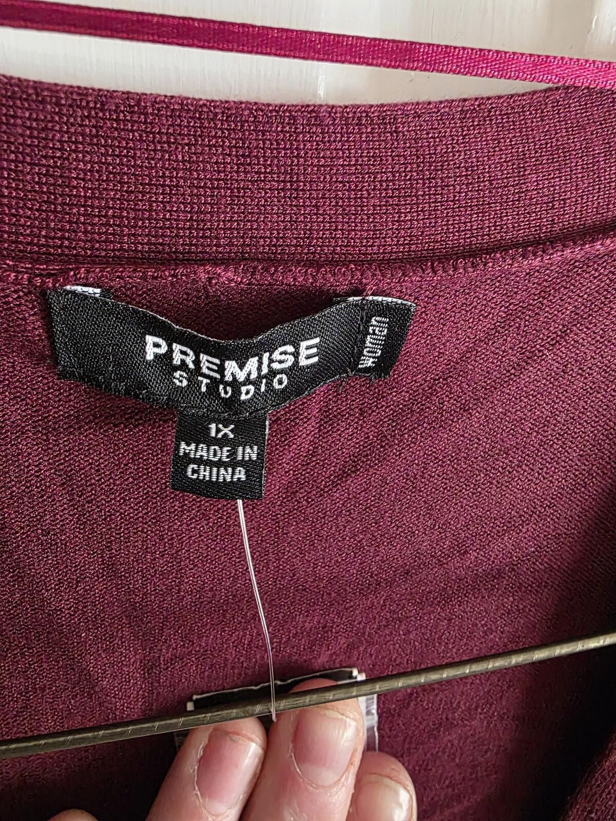 Other Premise Studio Brandywine Open Front Cardigan Sweater 1X NWT Size XL / US 12-14 / IT 48-50 - 4 Thumbnail