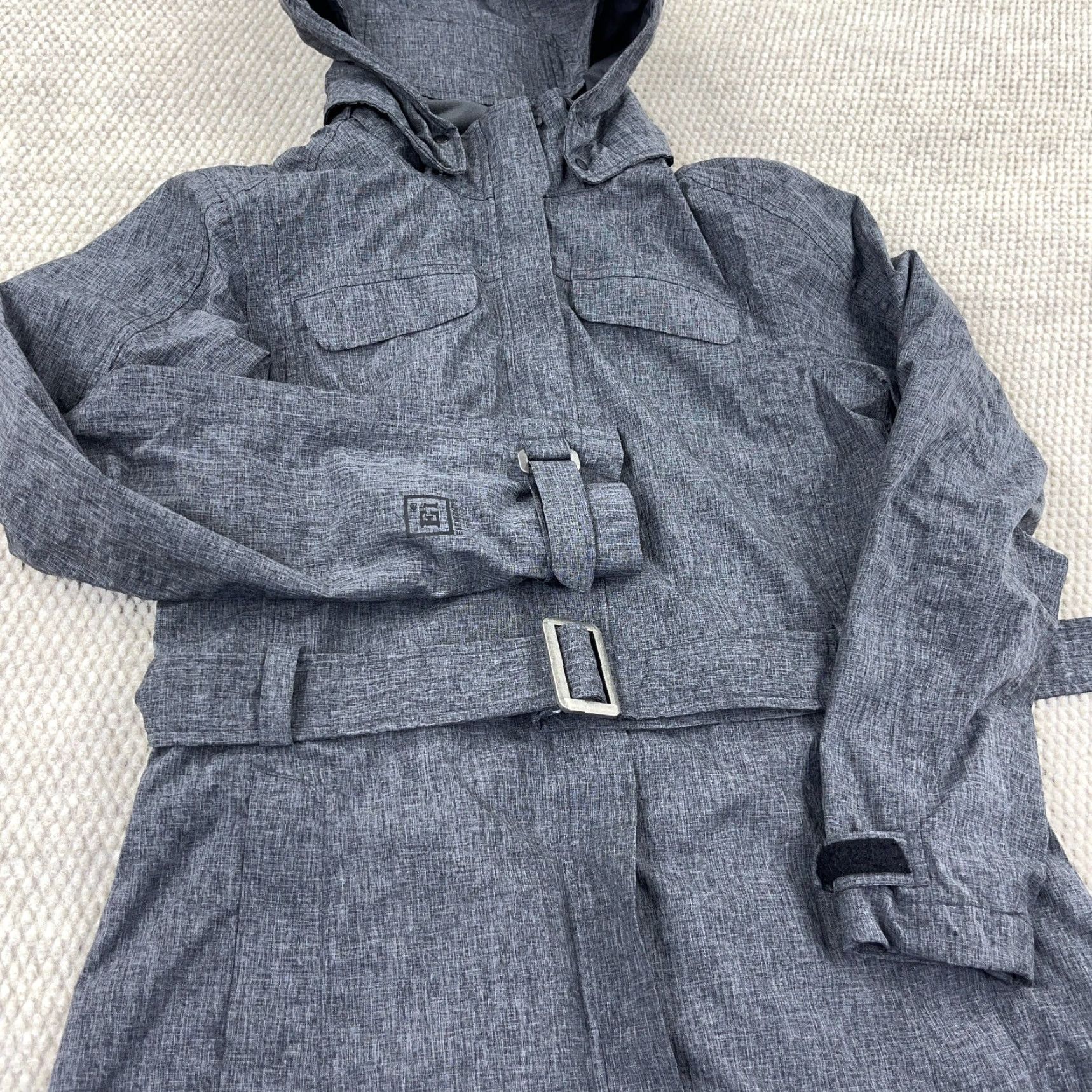 Vintage REI Rain Jacket Women Small Gray Hooded Parka Regular Fit Outdoor Size S / US 4 / IT 40 - 4 Thumbnail