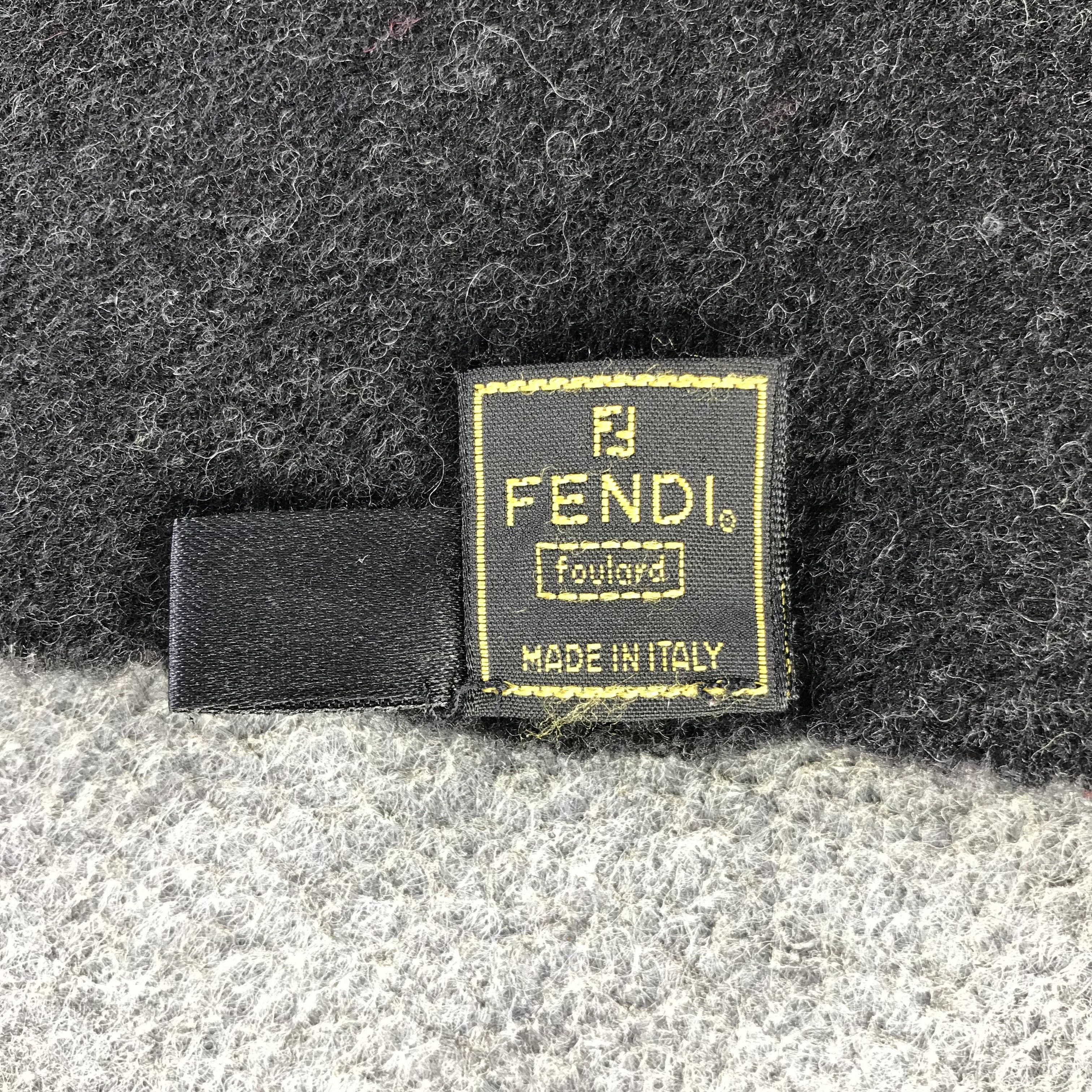 Fendi Fendi Wool Scarf / Muffler / Neckwear SS1467 Size ONE SIZE - 7 Thumbnail