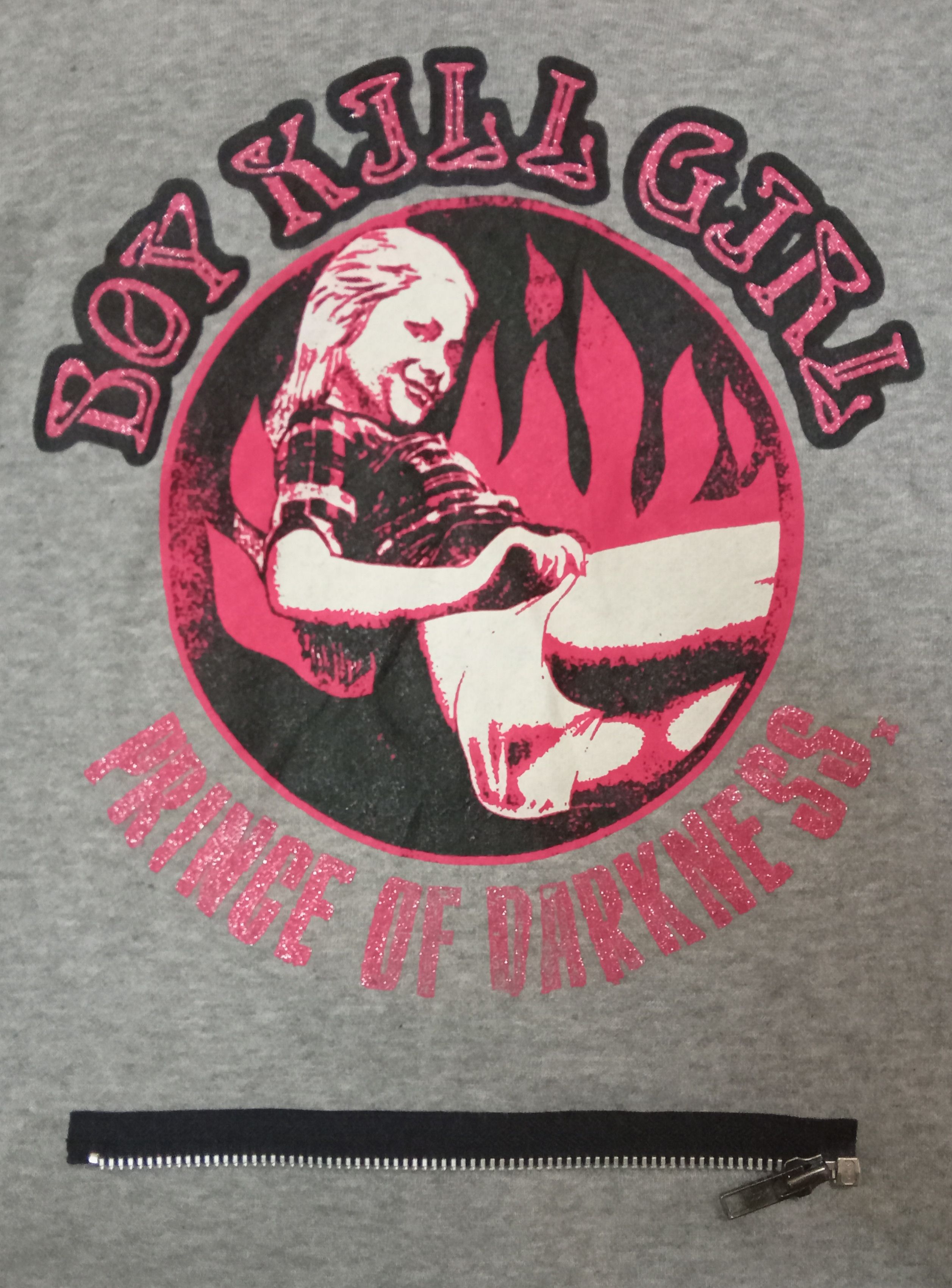 Japanese Brand Here There - Boy Kill Girl Rare Zipped Hoodie Jacket Size S / US 4 / IT 40 - 1 Thumbnail