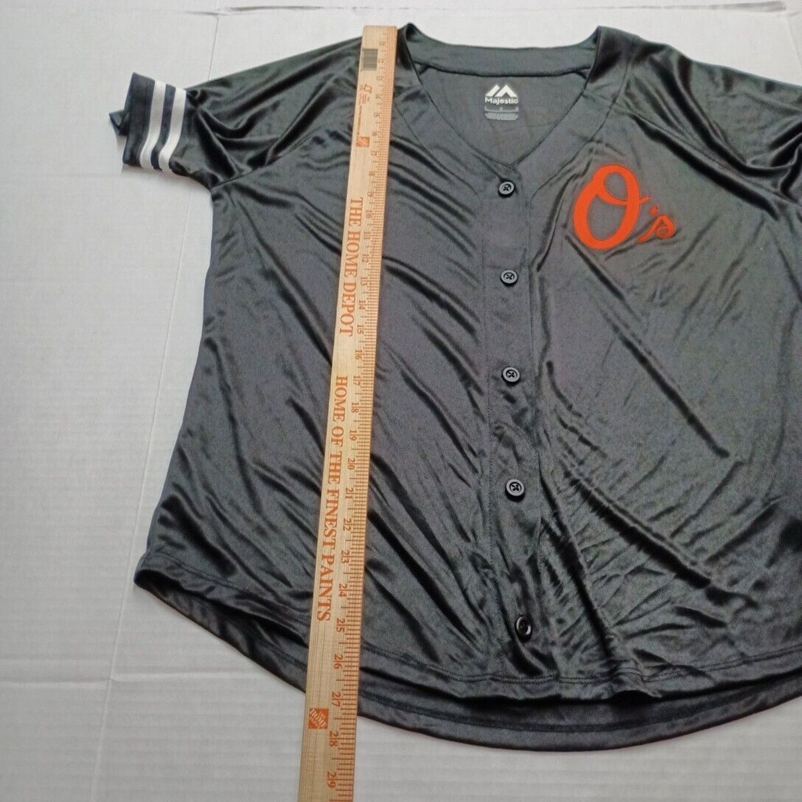 Majestic Baltimore Orioles Jersey Women's Size L Black MLB Majestic Size L / US 10 / IT 46 - 5 Thumbnail