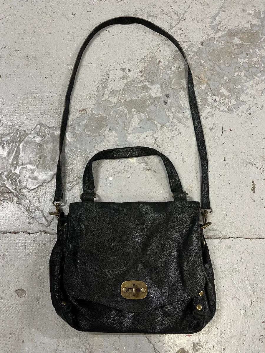 Miu Miu 2000s Miu Miu Black Archive Leather Crossbody Bag Size ONE SIZE - 1 Thumbnail