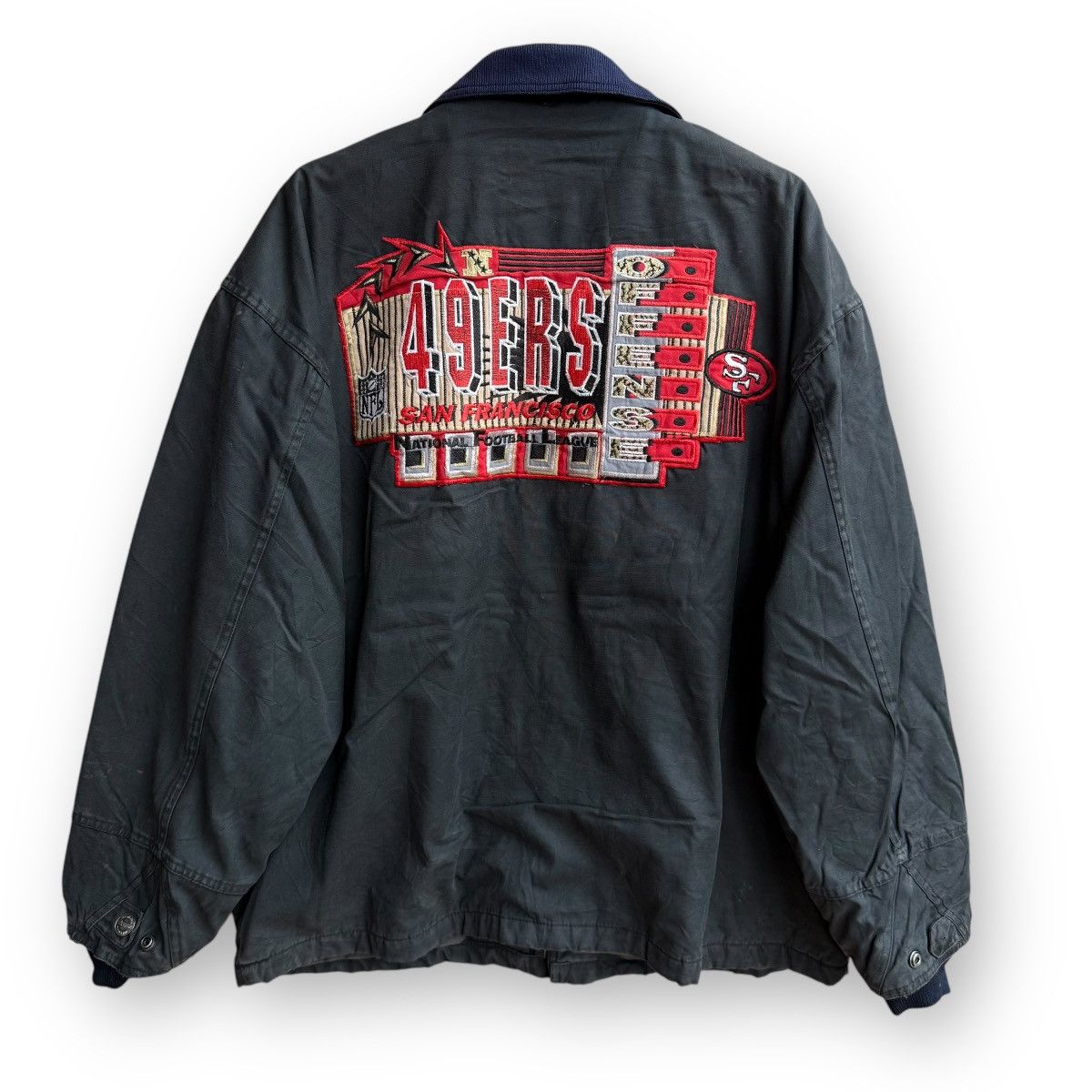 NFL 1993’s San Francisco 49ers NFL Campri Teamline Canvas Jacket Size US M / EU 48-50 / 2 - 1 Thumbnail