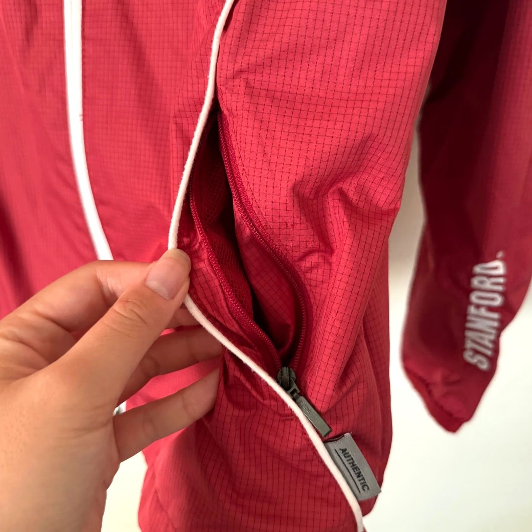 Nike Nike Stanford Storm-Fit Cardinal Red Water Repellant Track Zipper Jacket Small Womens Size S / US 4 / IT 40 - 3 Thumbnail