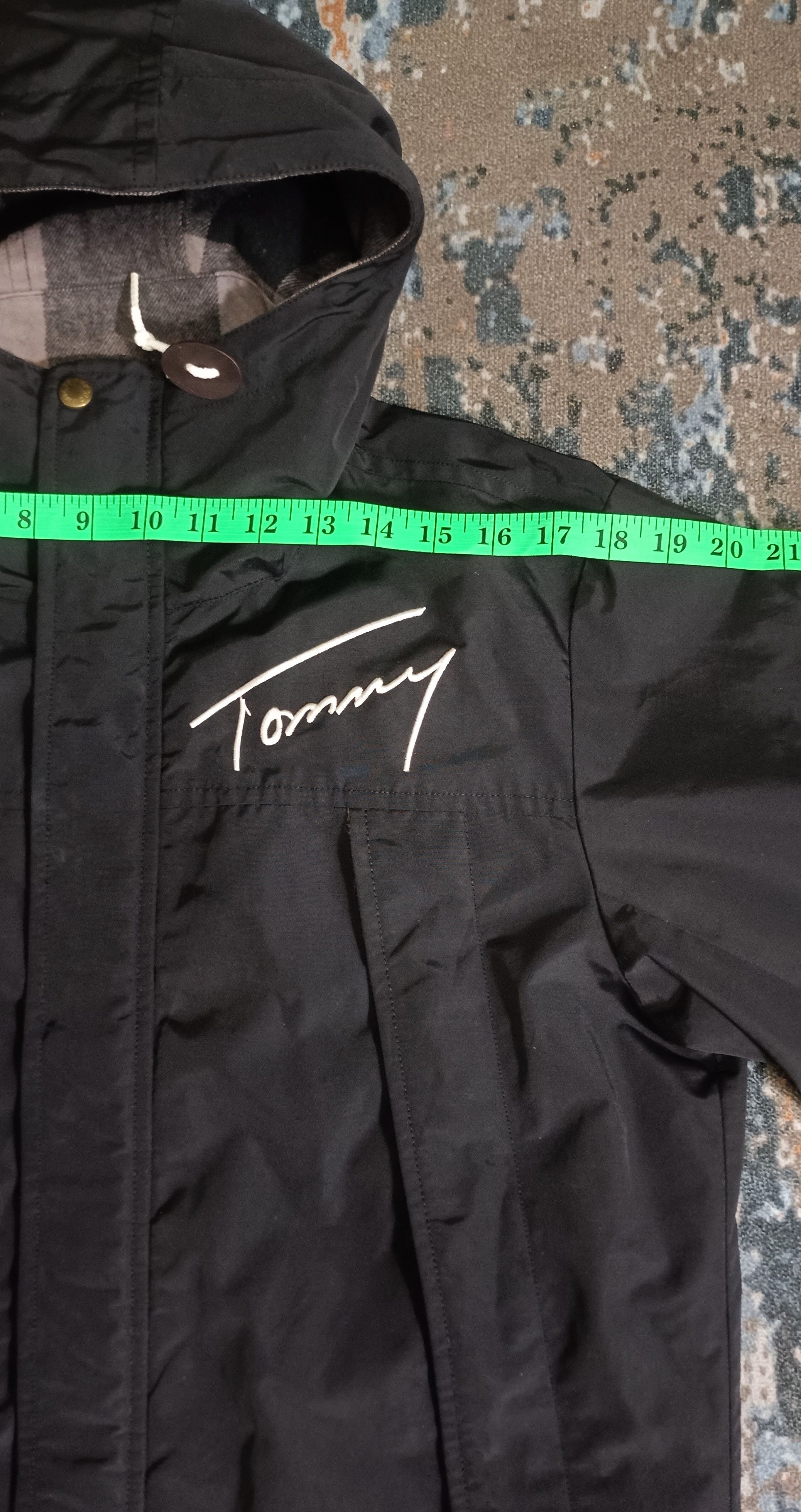 Tommy Hilfiger Tommy Nylon Men Jacket Embroidery Signature Logo Size US L / EU 52-54 / 3 - 16 Thumbnail
