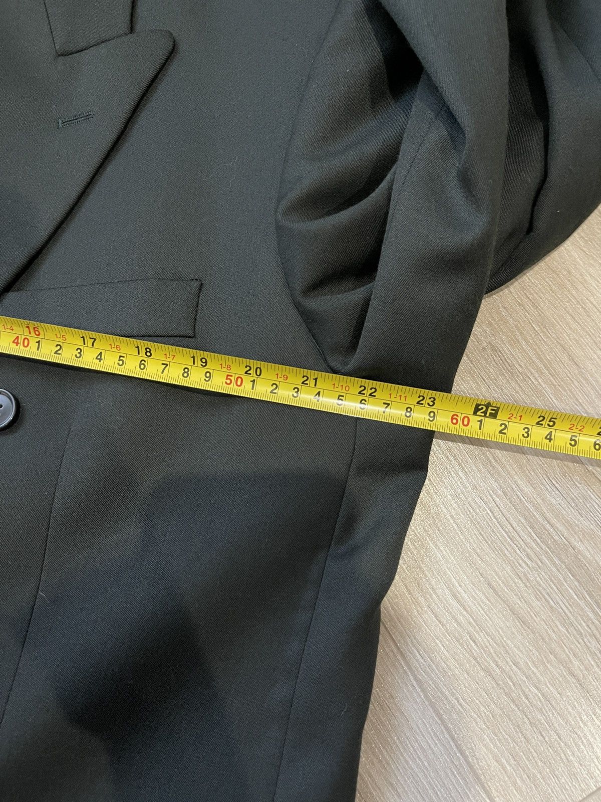 Vintage Vintage classic suit double-breasted khaki blazer trousers Size 46R - 12 Thumbnail