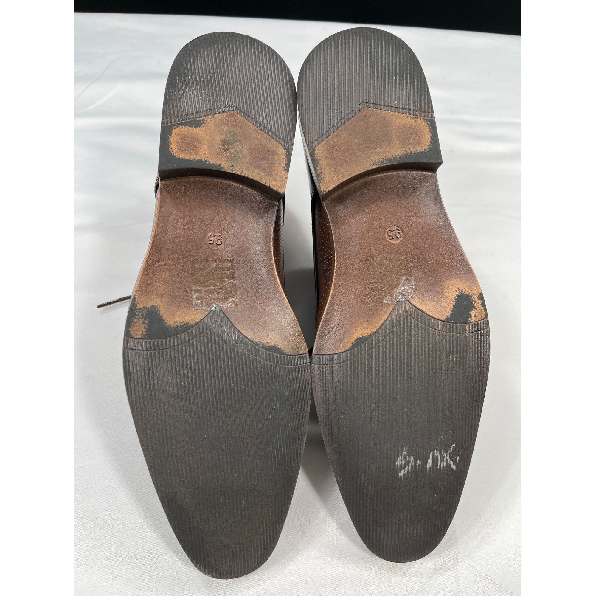 Designer Tayno Brown Leather Oxfords SKU 7503 Size 9.5 Size US 9.5 / EU 42-43 - 6 Thumbnail