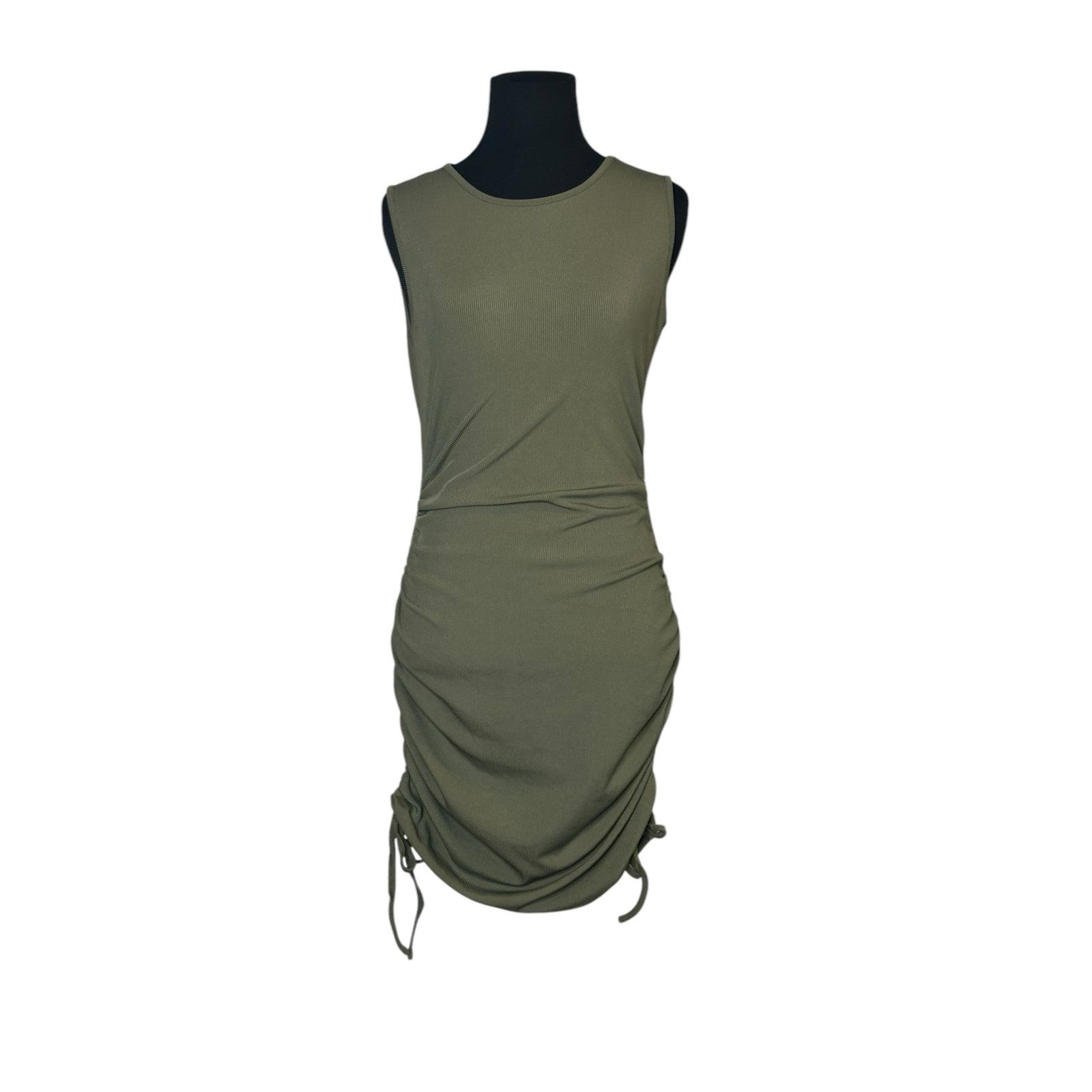 Shein Shein green ruched fitted mini dress size Medium Size M / US 6-8 / IT 42-44 - 13 Thumbnail