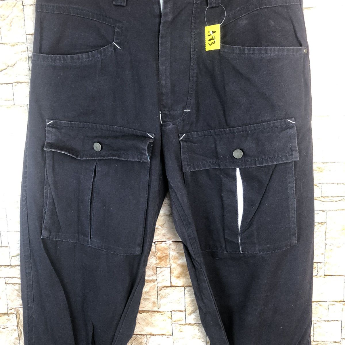 Japanese Brand Filativa Black bush Cargo Multipocket Pants #A83 Size US 32 / EU 48 - 6 Thumbnail