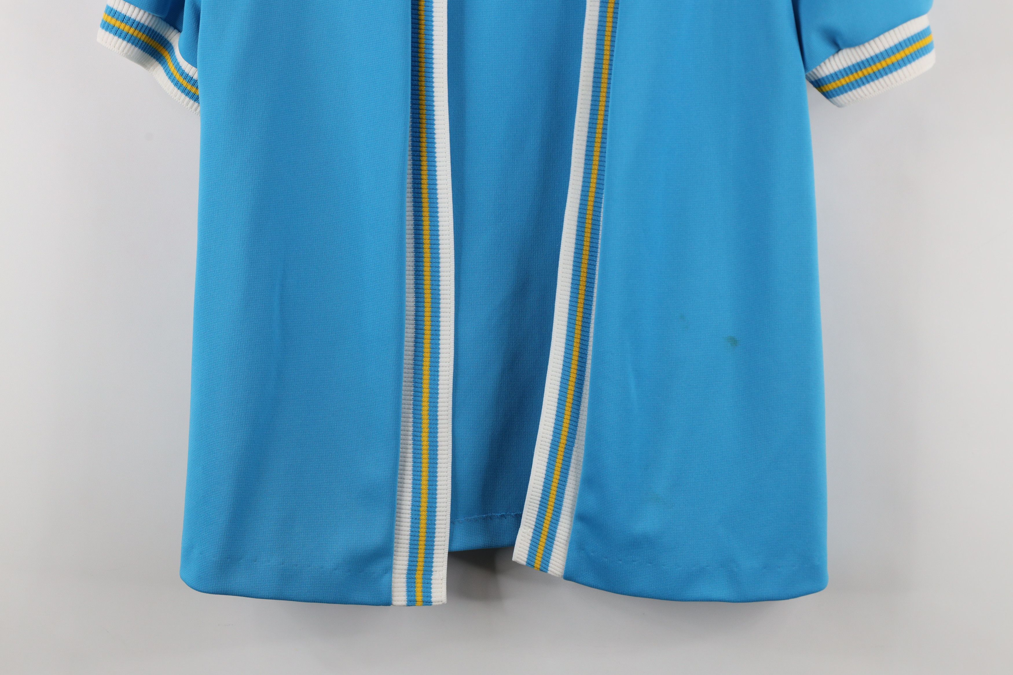 Vintage Vintage 70s Stretwear Striped Open Front Knit Shirt USA Size M / US 6-8 / IT 42-44 - 3 Thumbnail