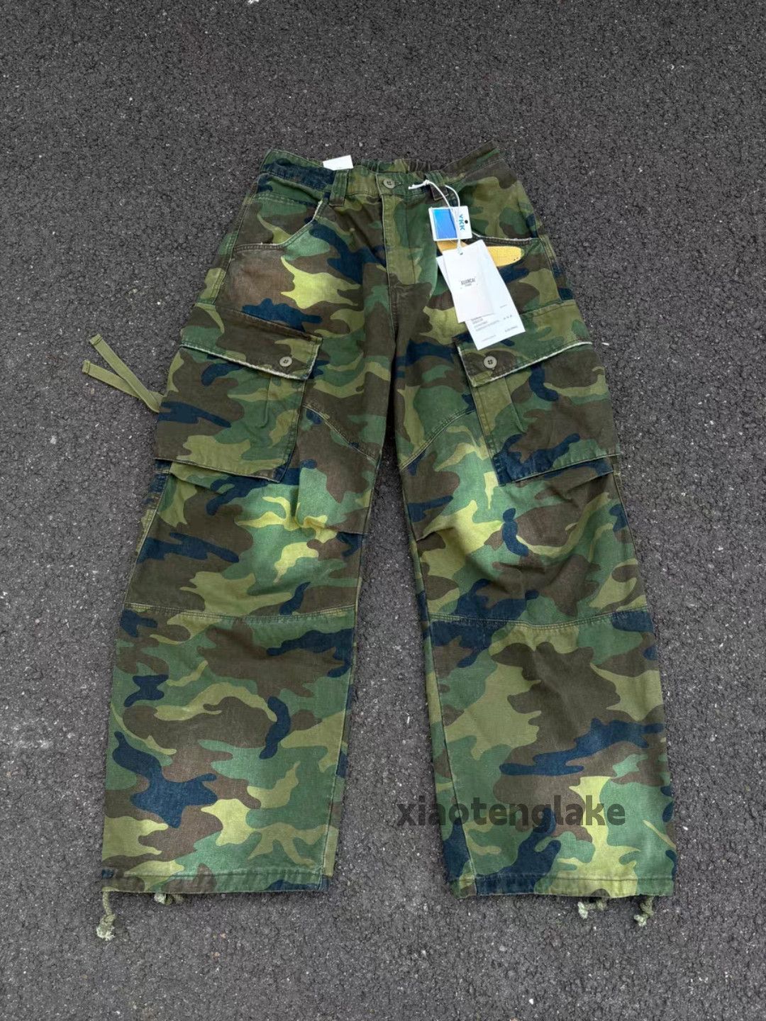 Vintage xtl vintage wide Leg military outdoor camo pants Size US 30 / EU 46 - 4 Thumbnail