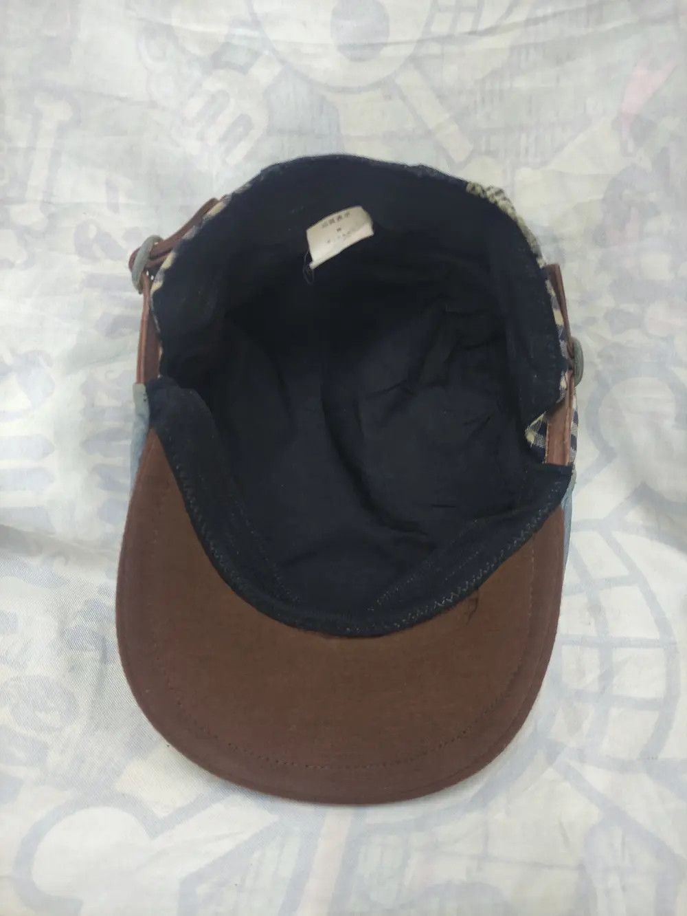 Japanese Brand × Vintage JAPANESE BRAND DENIM PATCHWORK BARETTA CAP Size ONE SIZE - 12 Thumbnail