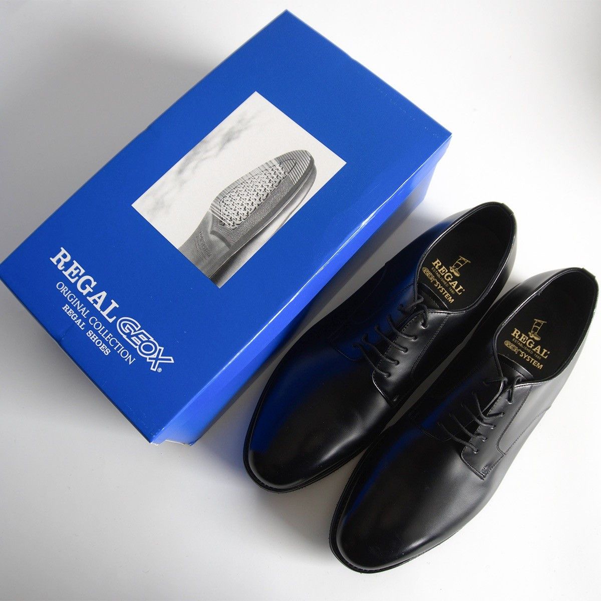 REGAL REGAL Plain Toe Leather Shoes Size 27EEE Size US 9 / EU 42 - 1 Thumbnail