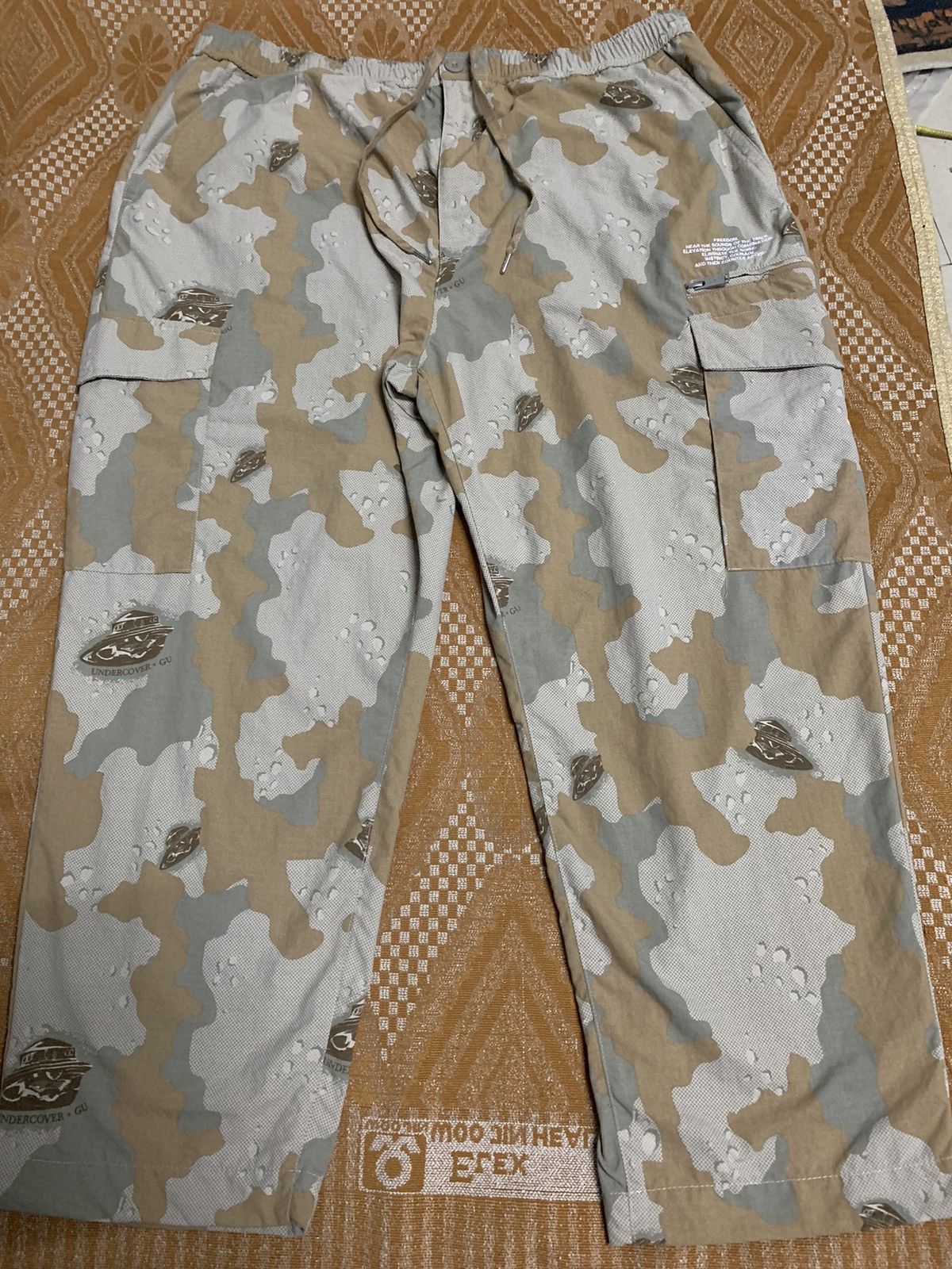 GU × Undercover RARE GU X UNDERCOVER CAMOUFLAGE CARGO PANT Size US 38 / EU 54 - 3 Thumbnail